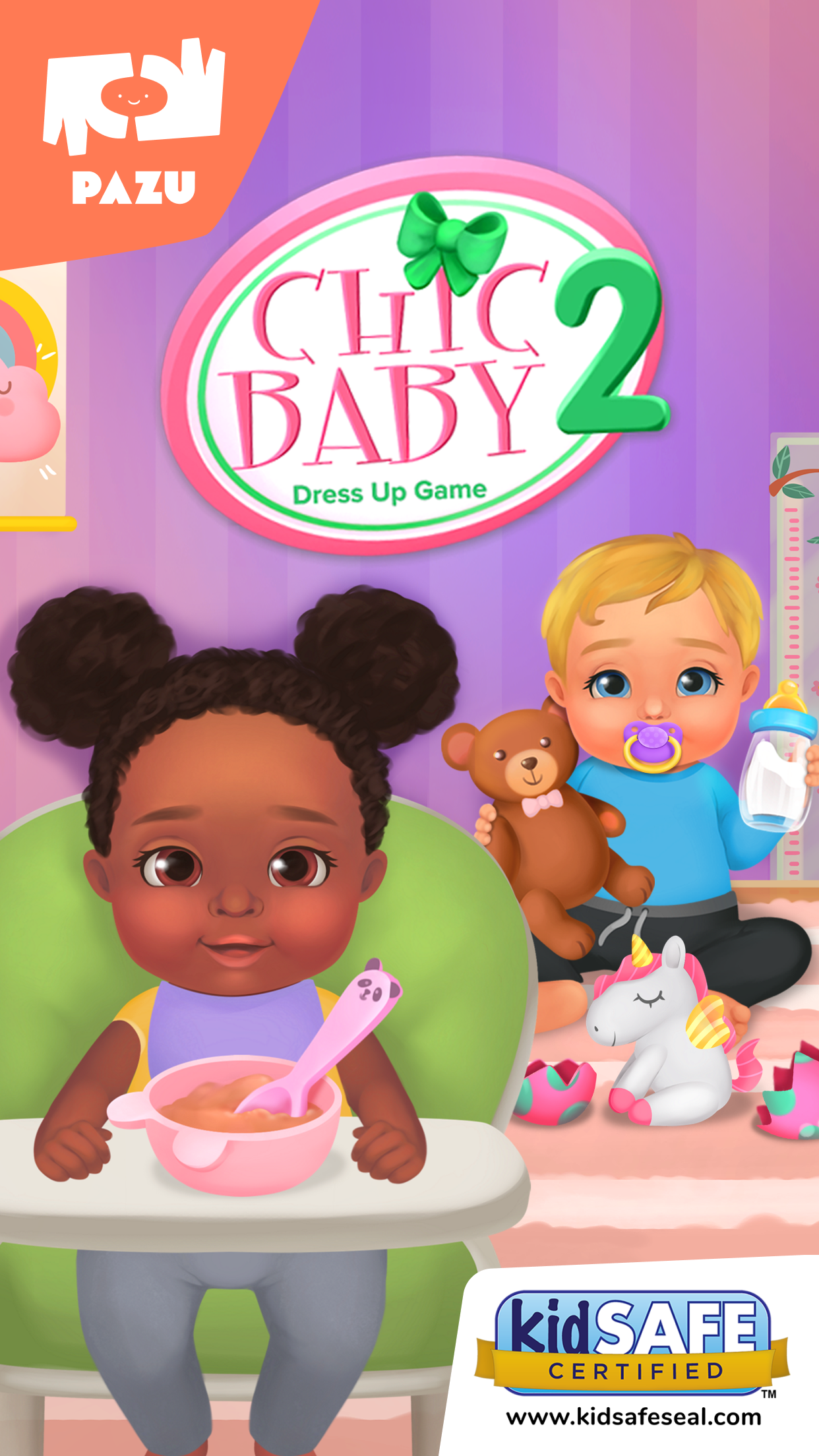 اسکرین شات 1 بازی Baby care game & Dress up