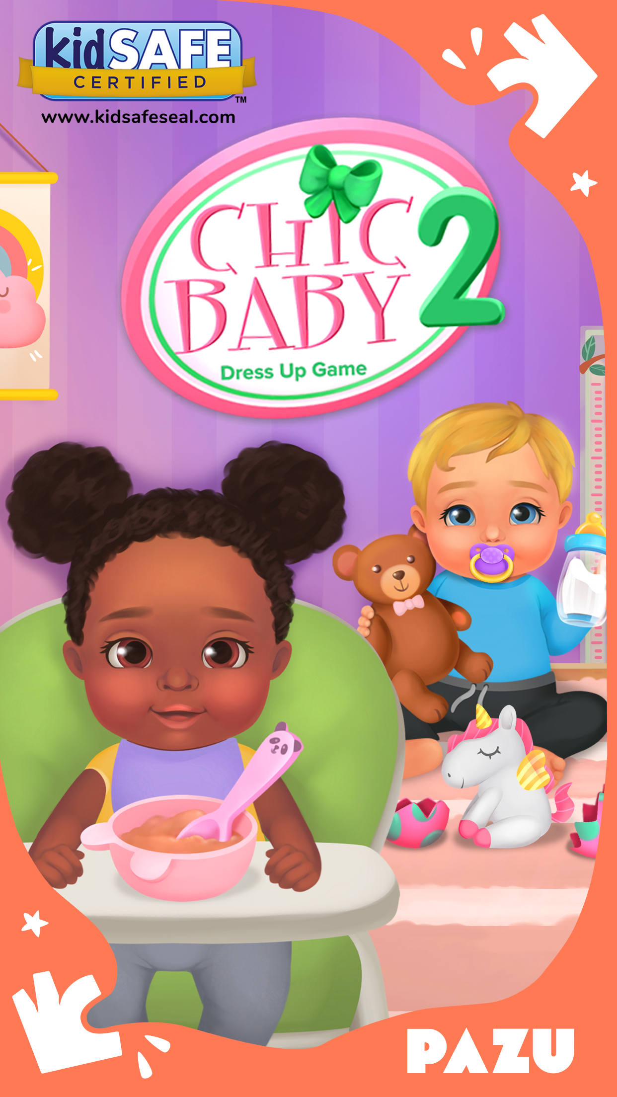 اسکرین شات 1 بازی Baby care game & Dress up