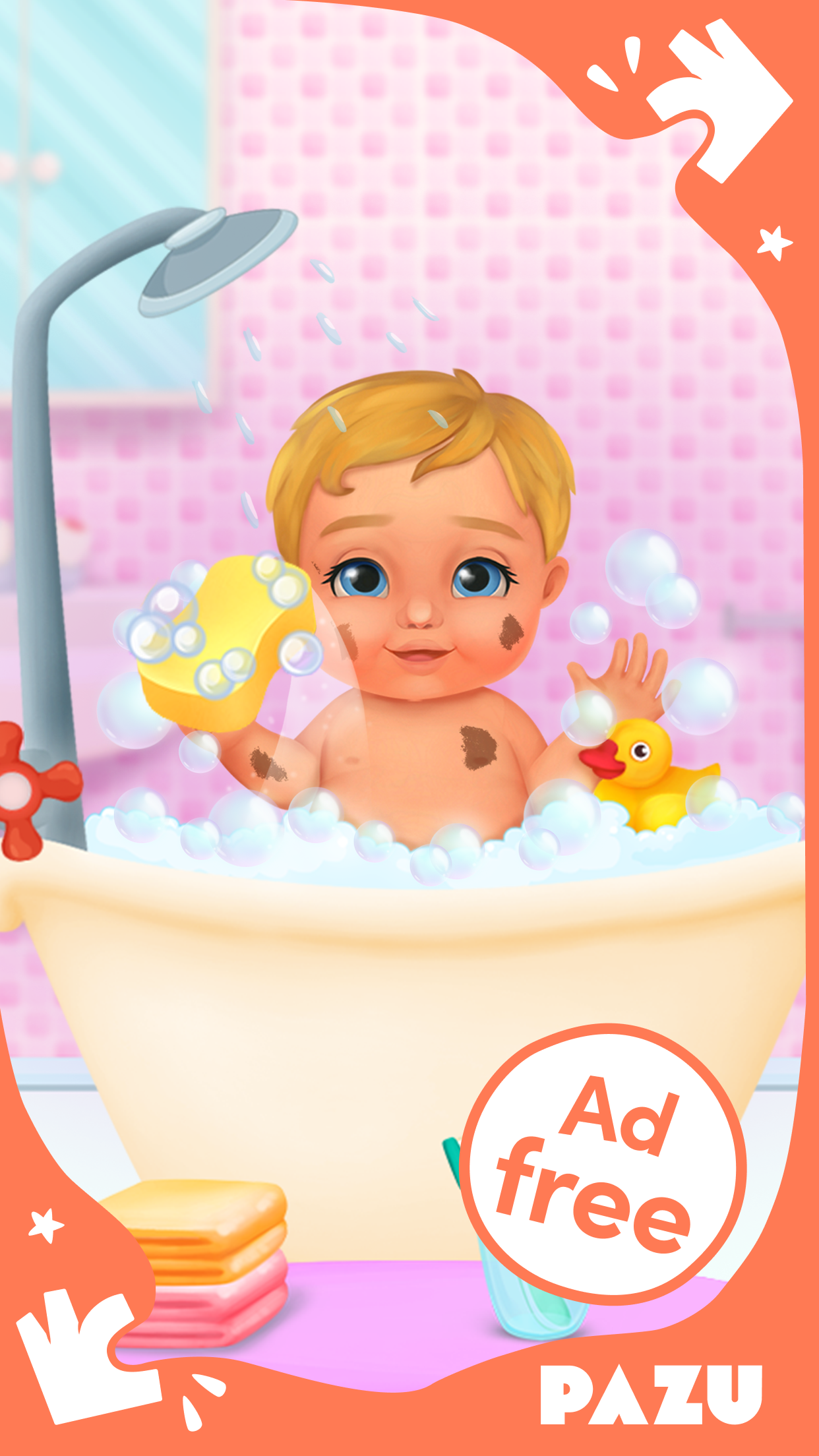 اسکرین شات 3 بازی Baby care game & Dress up