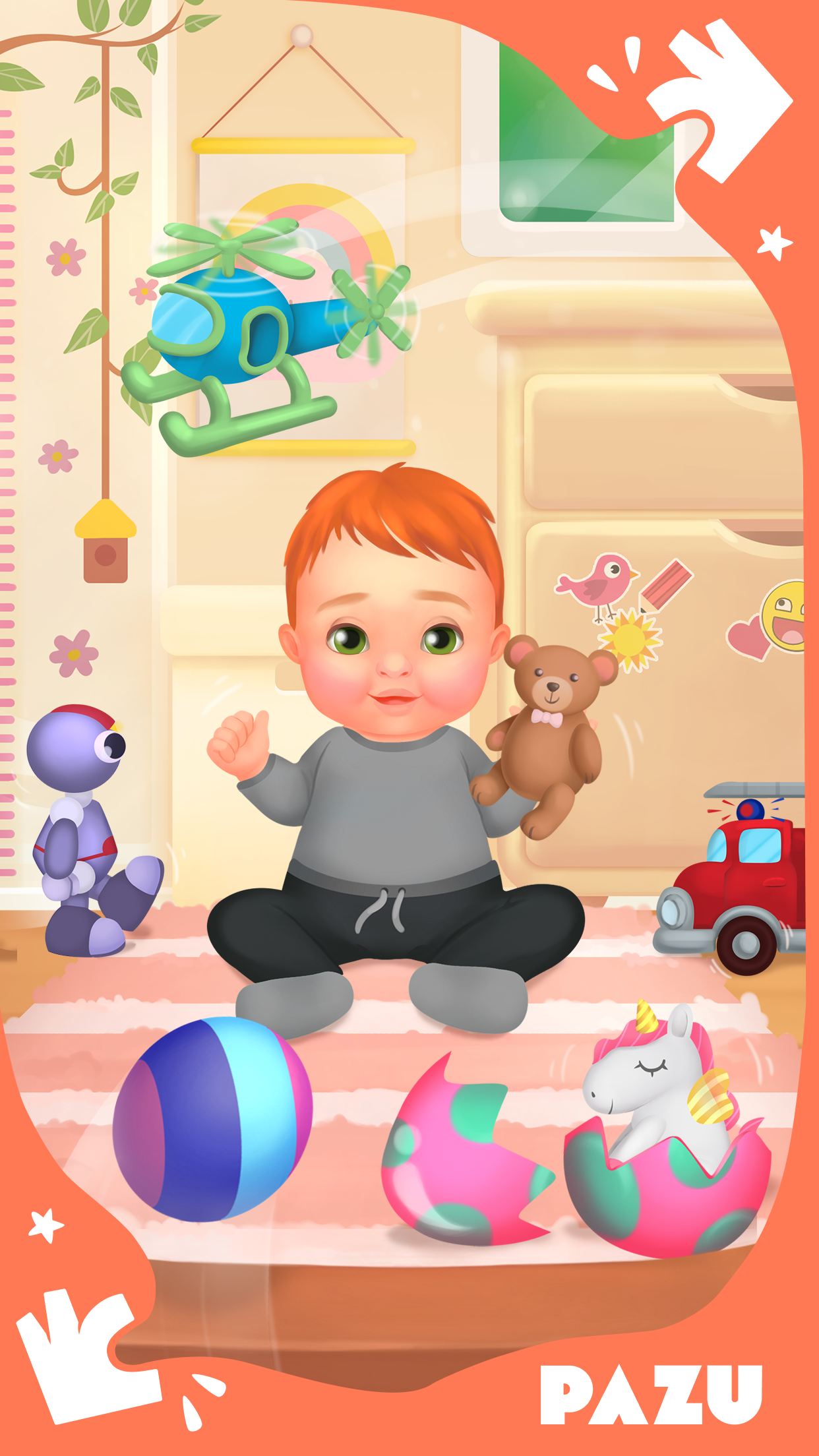 اسکرین شات 5 بازی Baby care game & Dress up