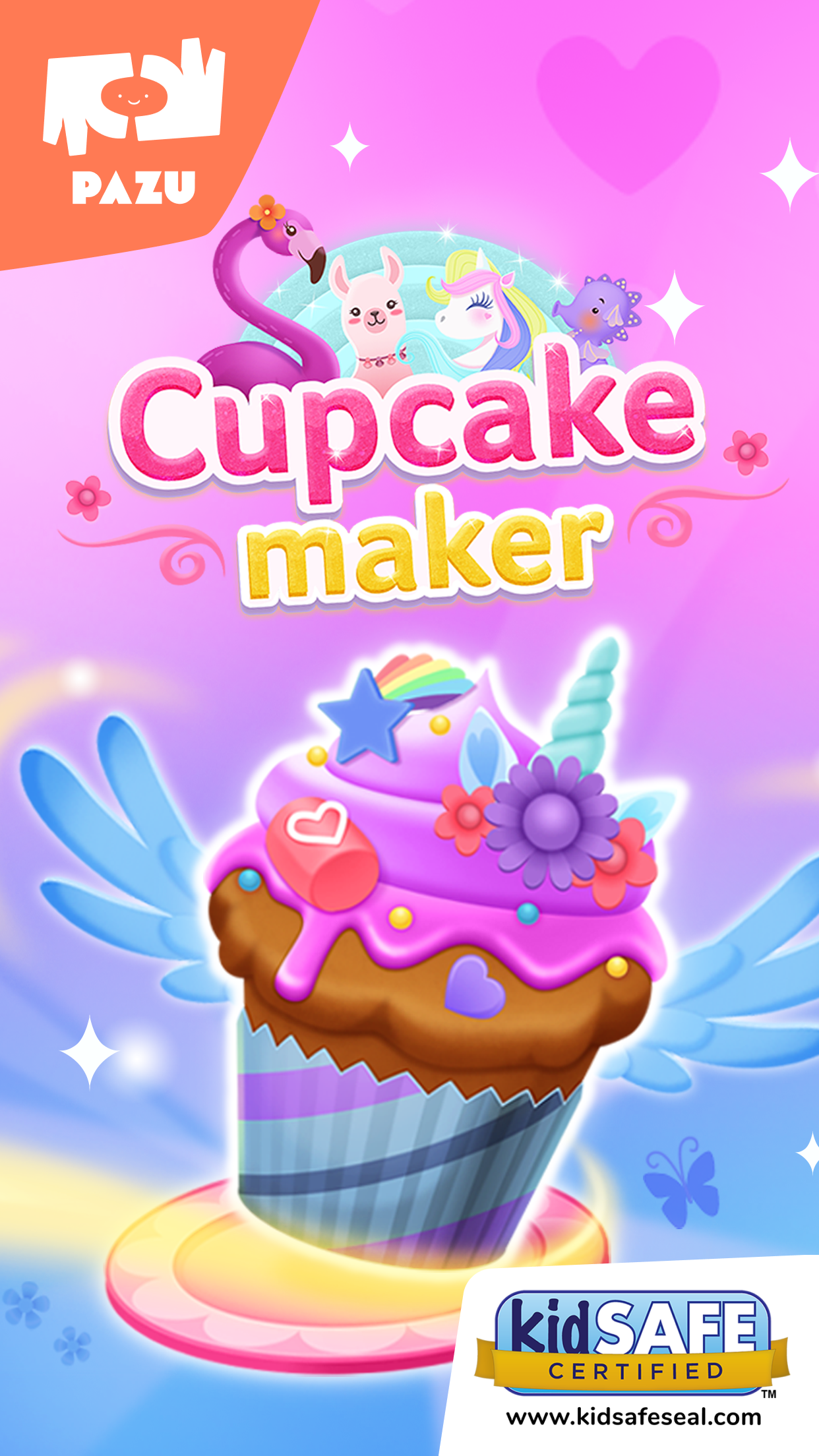 اسکرین شات 1 بازی Cupcake maker cooking games