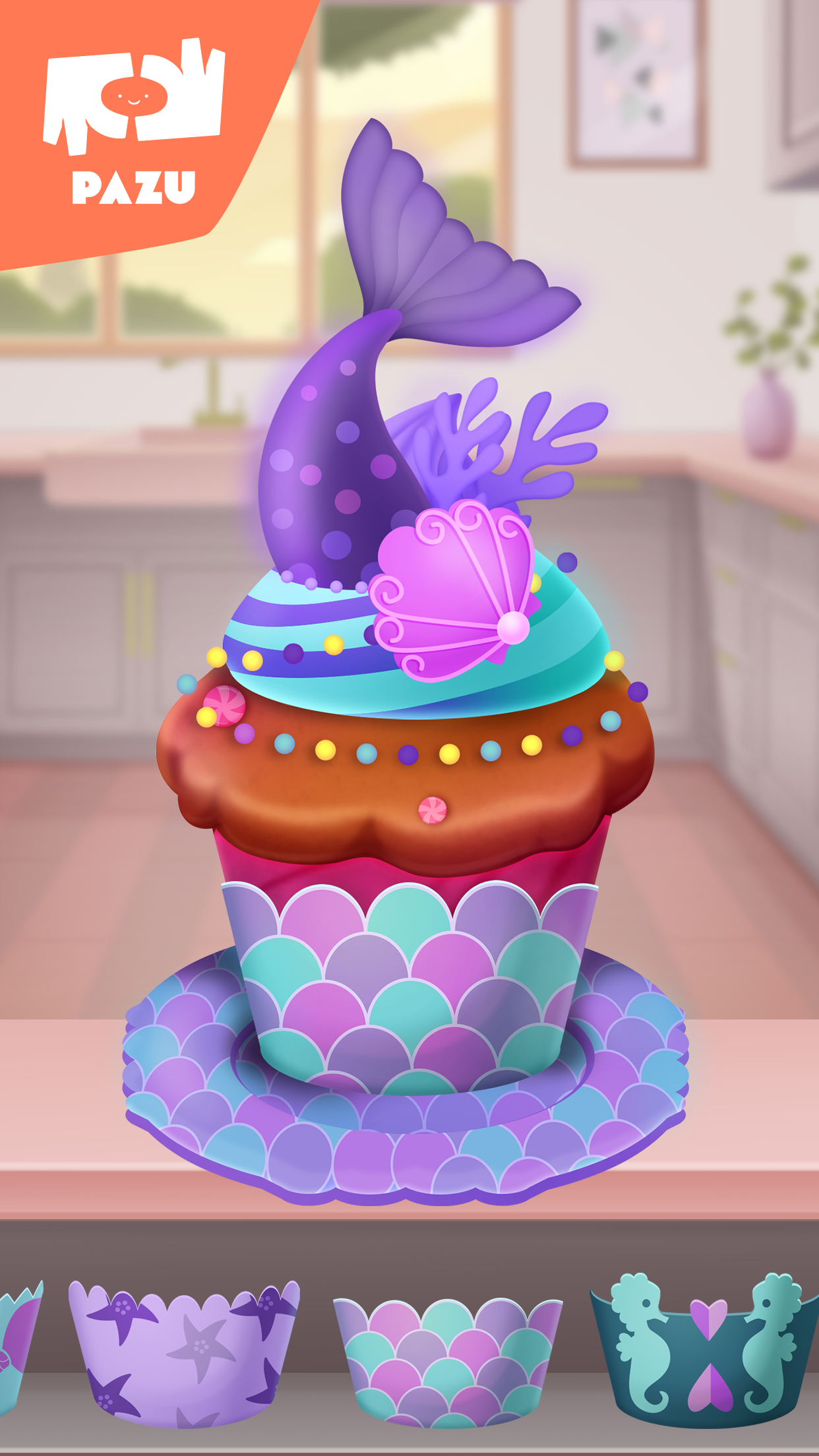 اسکرین شات 4 بازی Cupcake maker cooking games