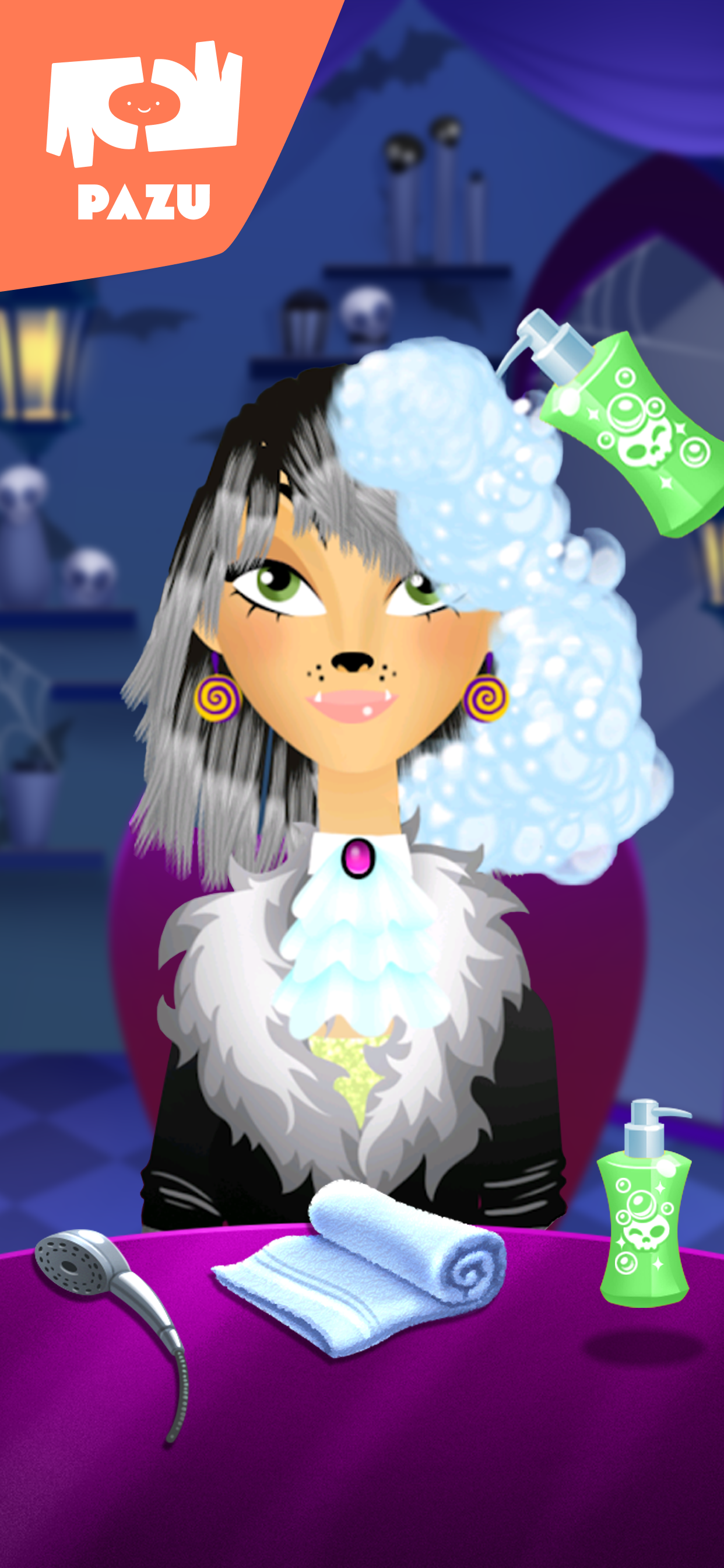 اسکرین شات 4 بازی Girls Hair Salon Glow
