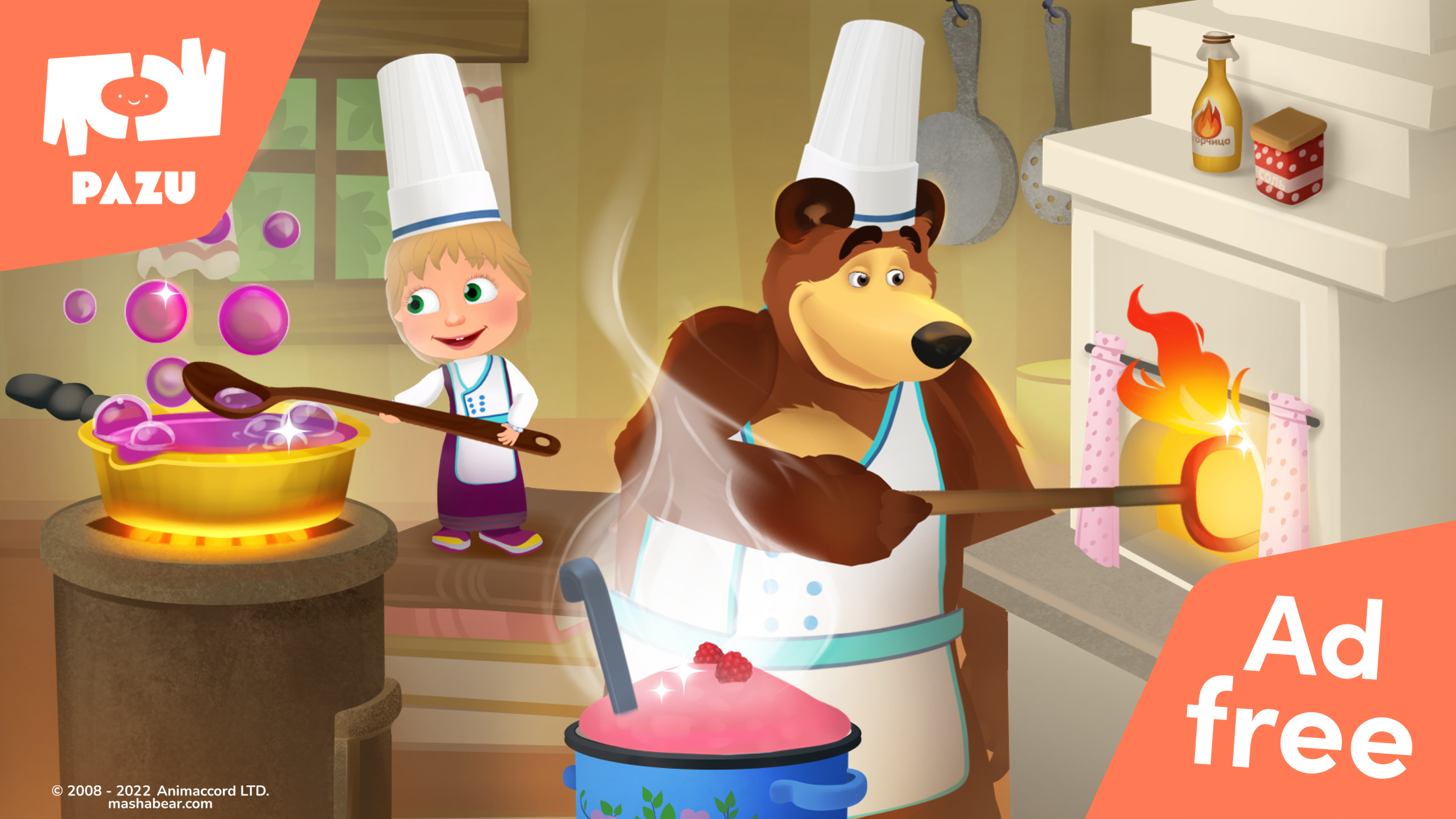 اسکرین شات 1 بازی Masha and the Bear Kitchen