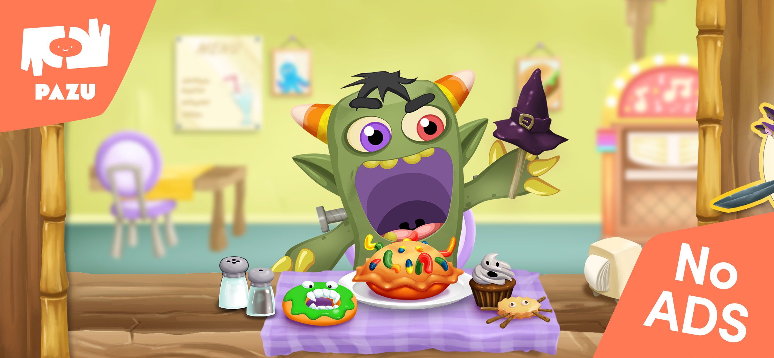 اسکرین شات 3 بازی Monster Chef - Cooking Games