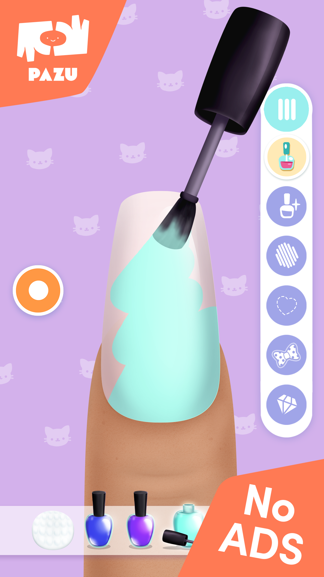 اسکرین شات 2 بازی Girls Nail Salon - Kids Games