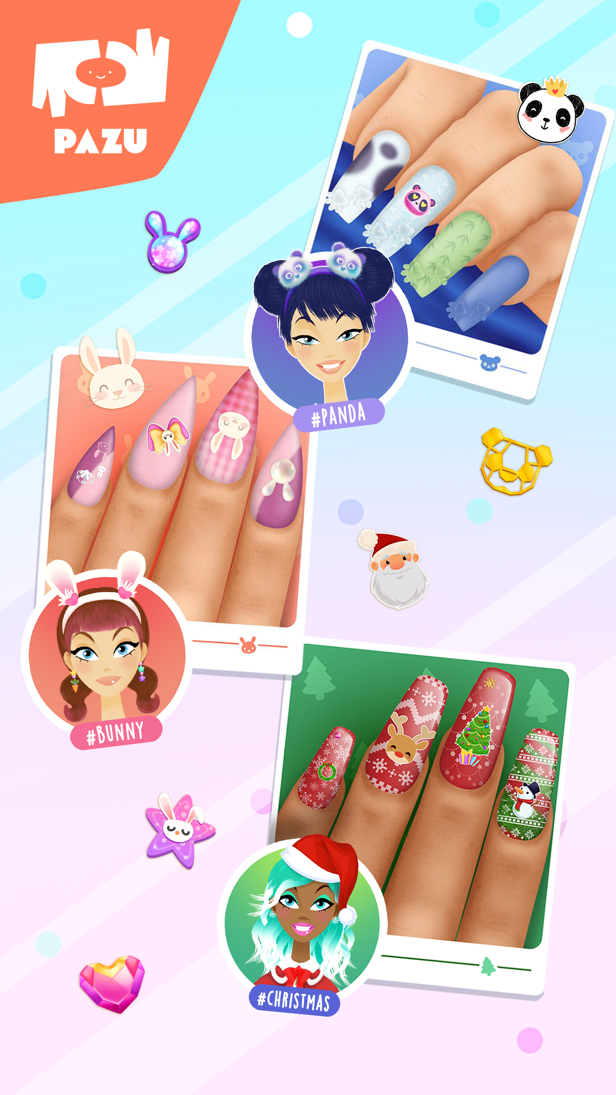 اسکرین شات 6 بازی Girls Nail Salon - Kids Games