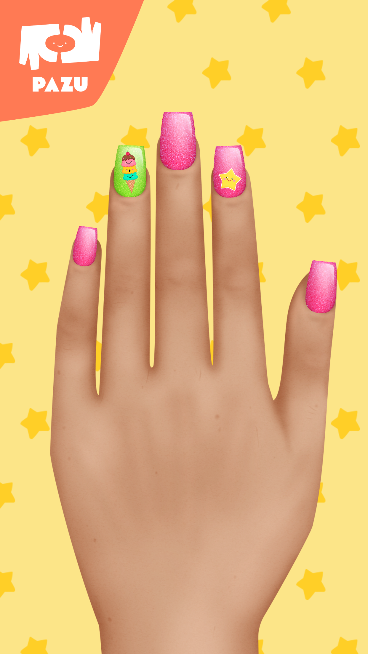 اسکرین شات 7 بازی Girls Nail Salon - Kids Games