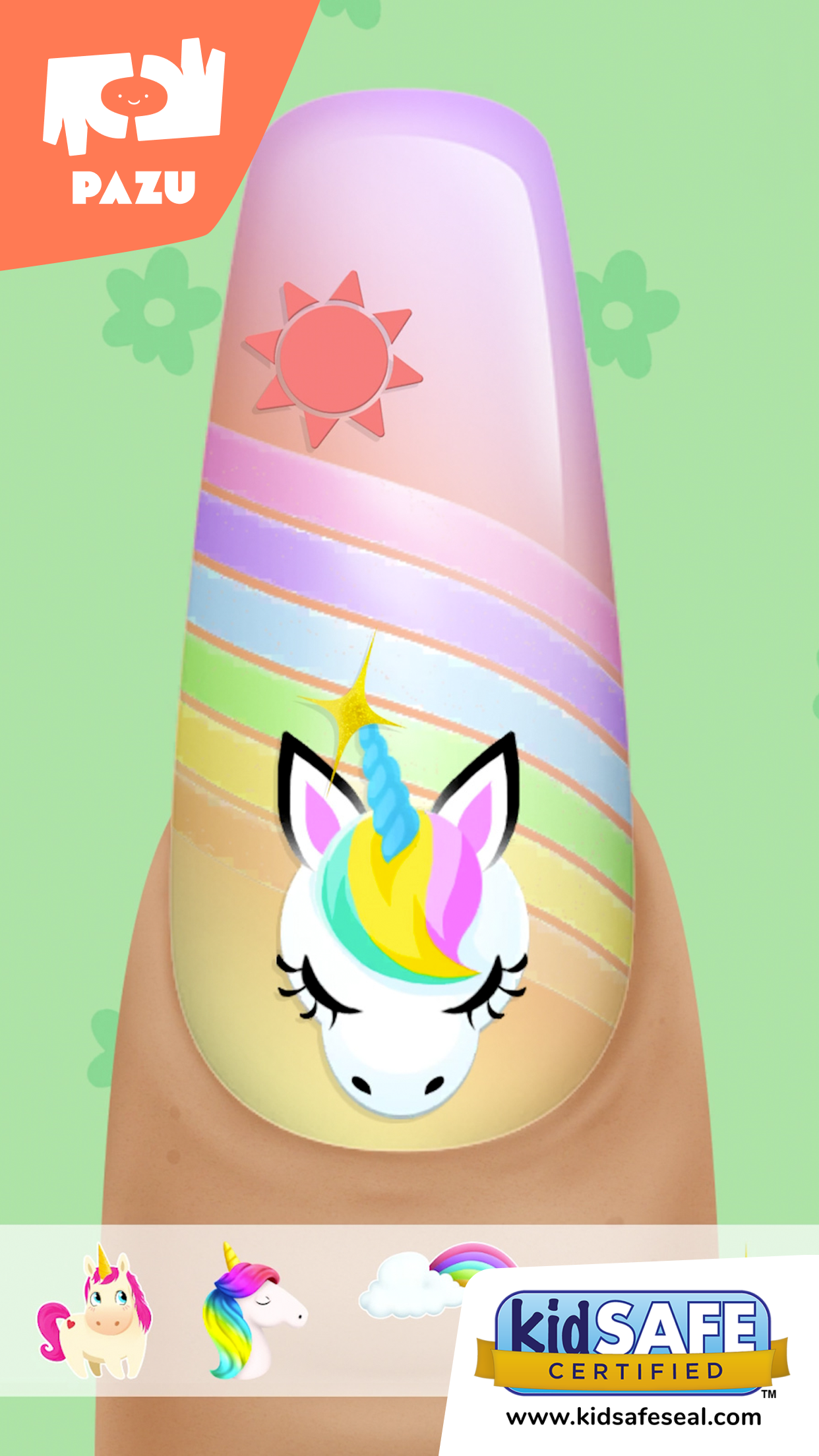 اسکرین شات 1 بازی Girls Nail Salon - Kids Games