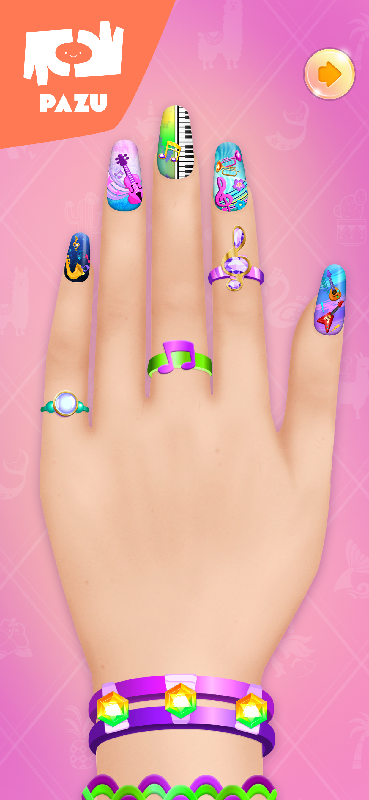 اسکرین شات 6 بازی Nail Art Salon - Manicure
