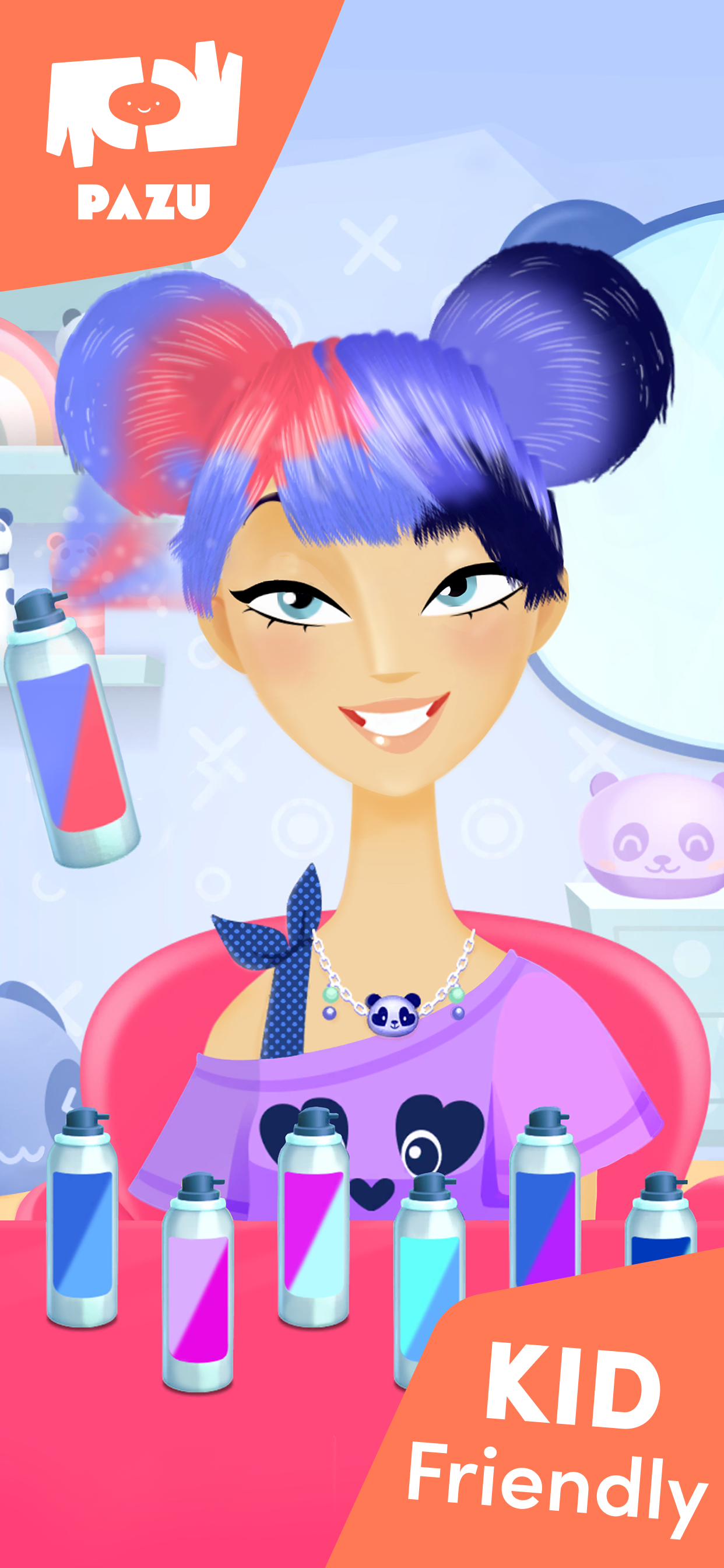 اسکرین شات 3 بازی Pazu Girls hair salon 2
