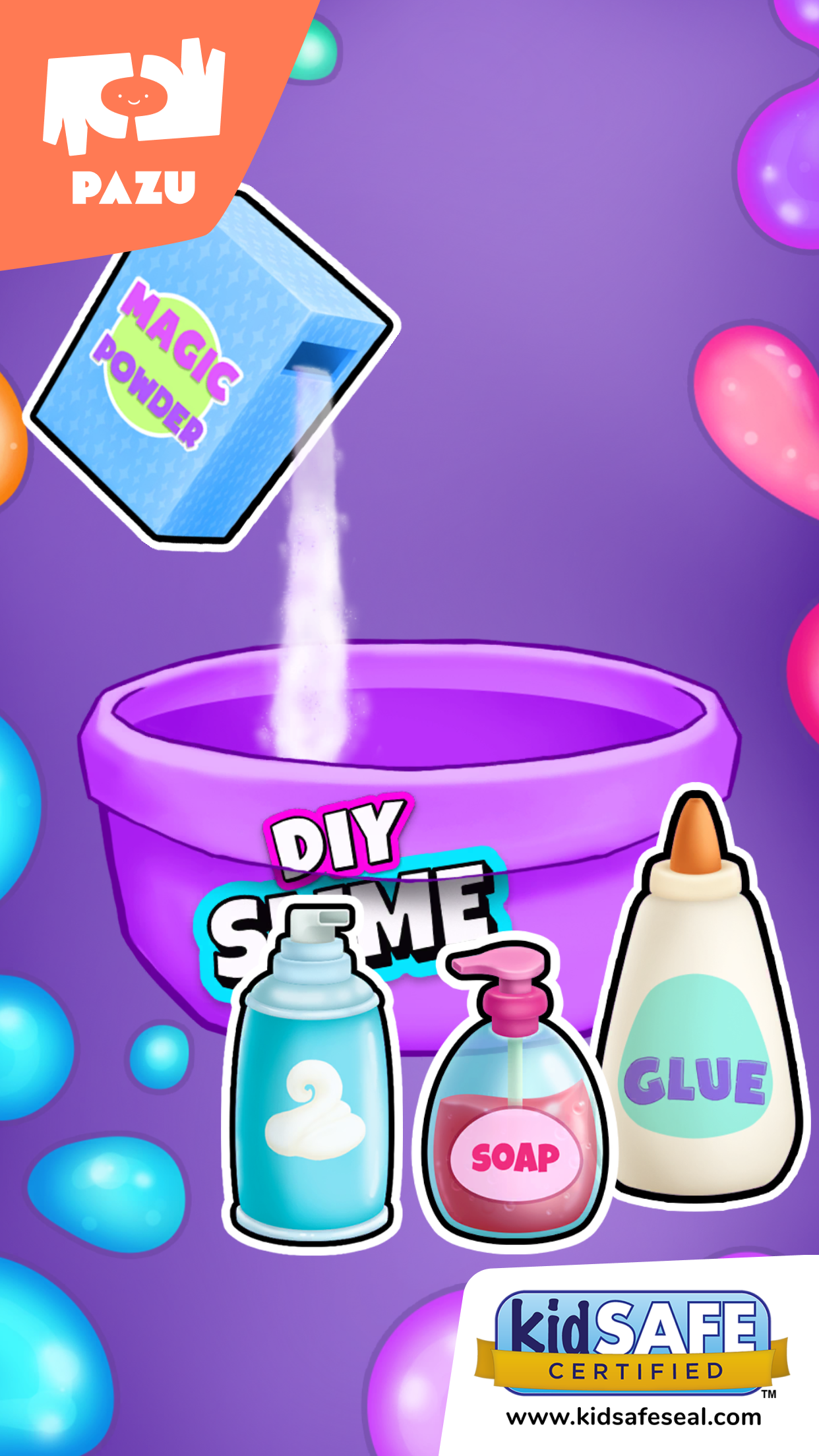 اسکرین شات 1 بازی Squishy Slime Maker For Kids