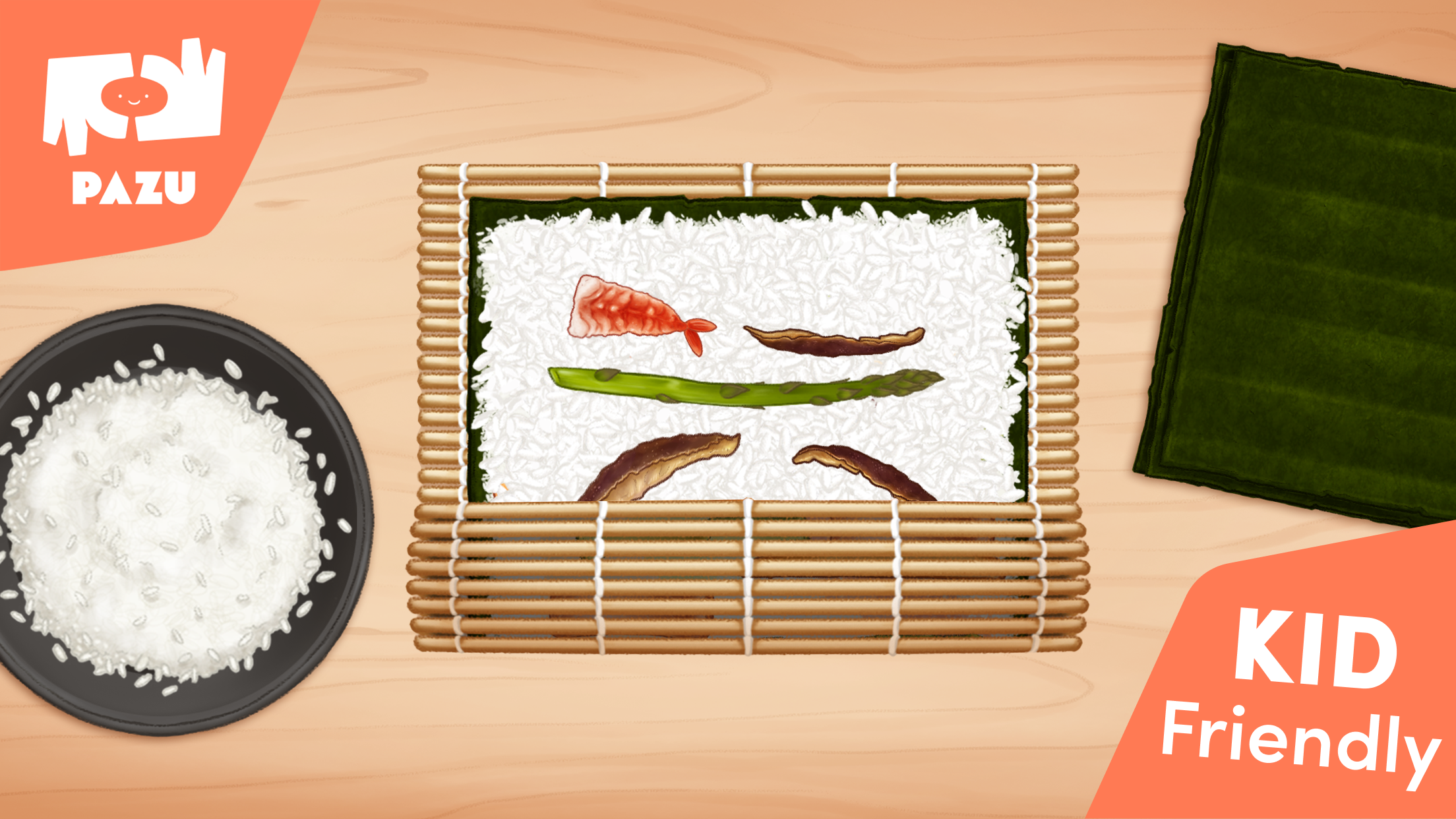 اسکرین شات 3 بازی Sushi Maker Kids Cooking Games