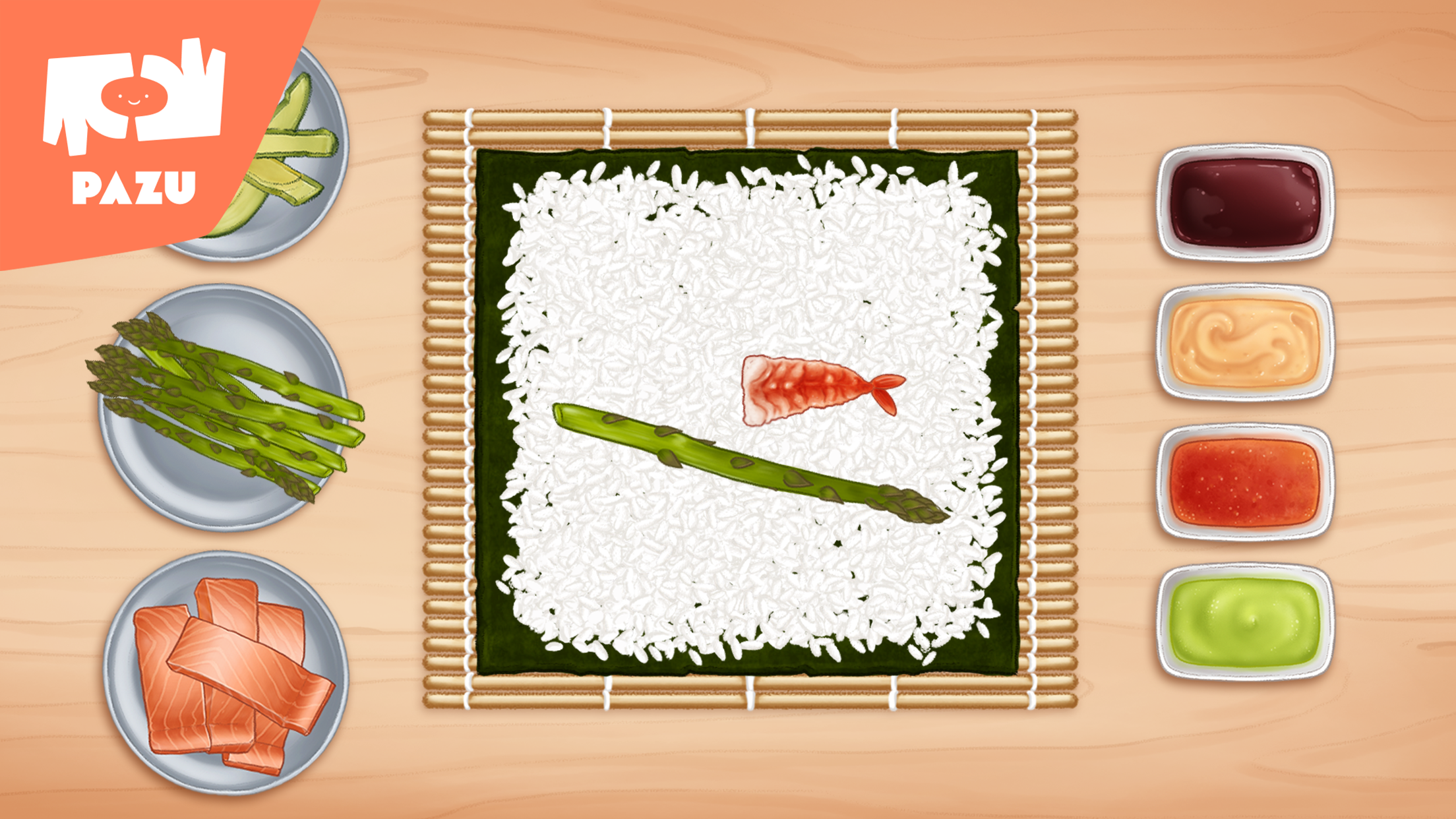 اسکرین شات 4 بازی Sushi Maker Kids Cooking Games