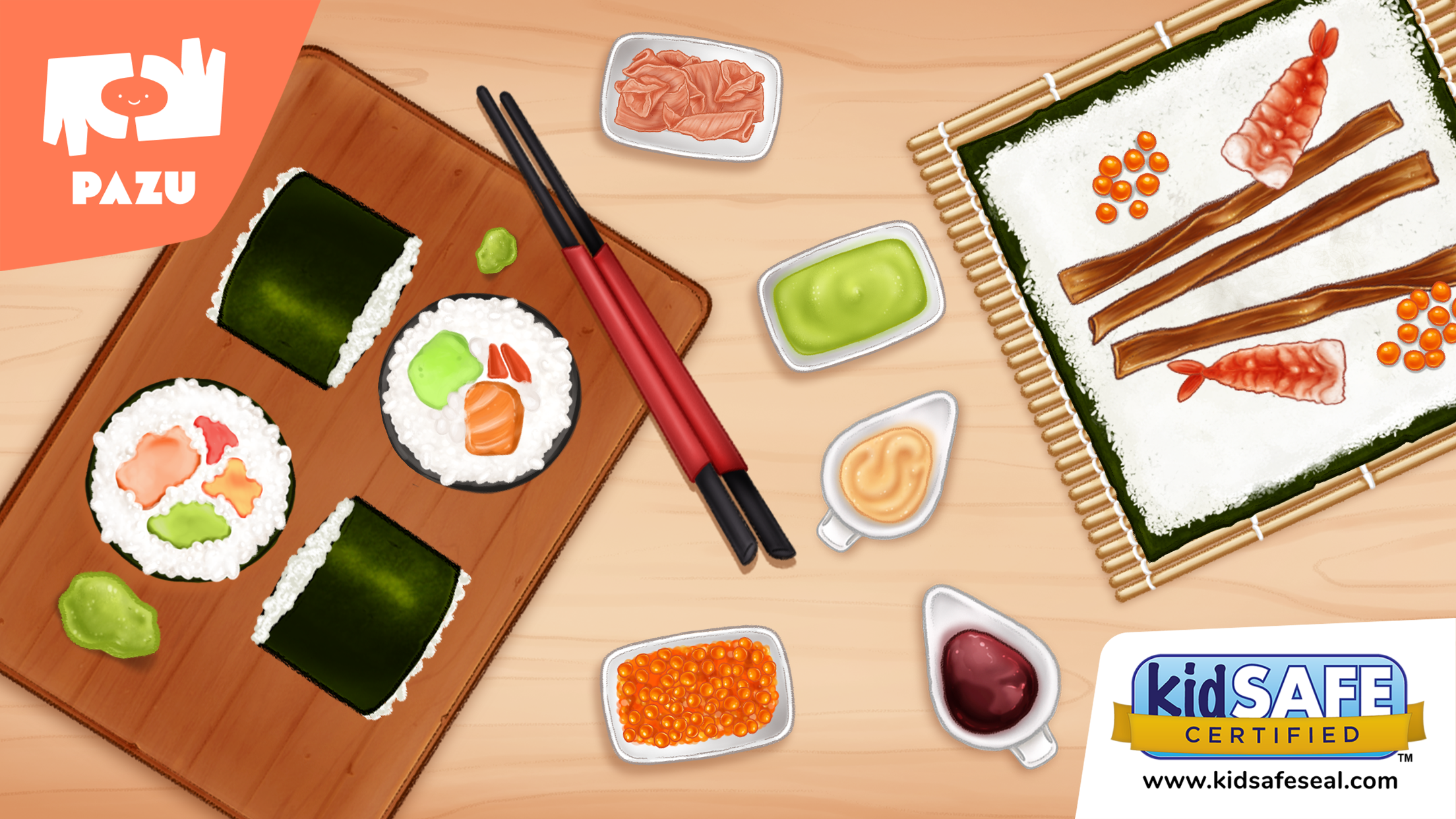 اسکرین شات 1 بازی Sushi Maker Kids Cooking Games
