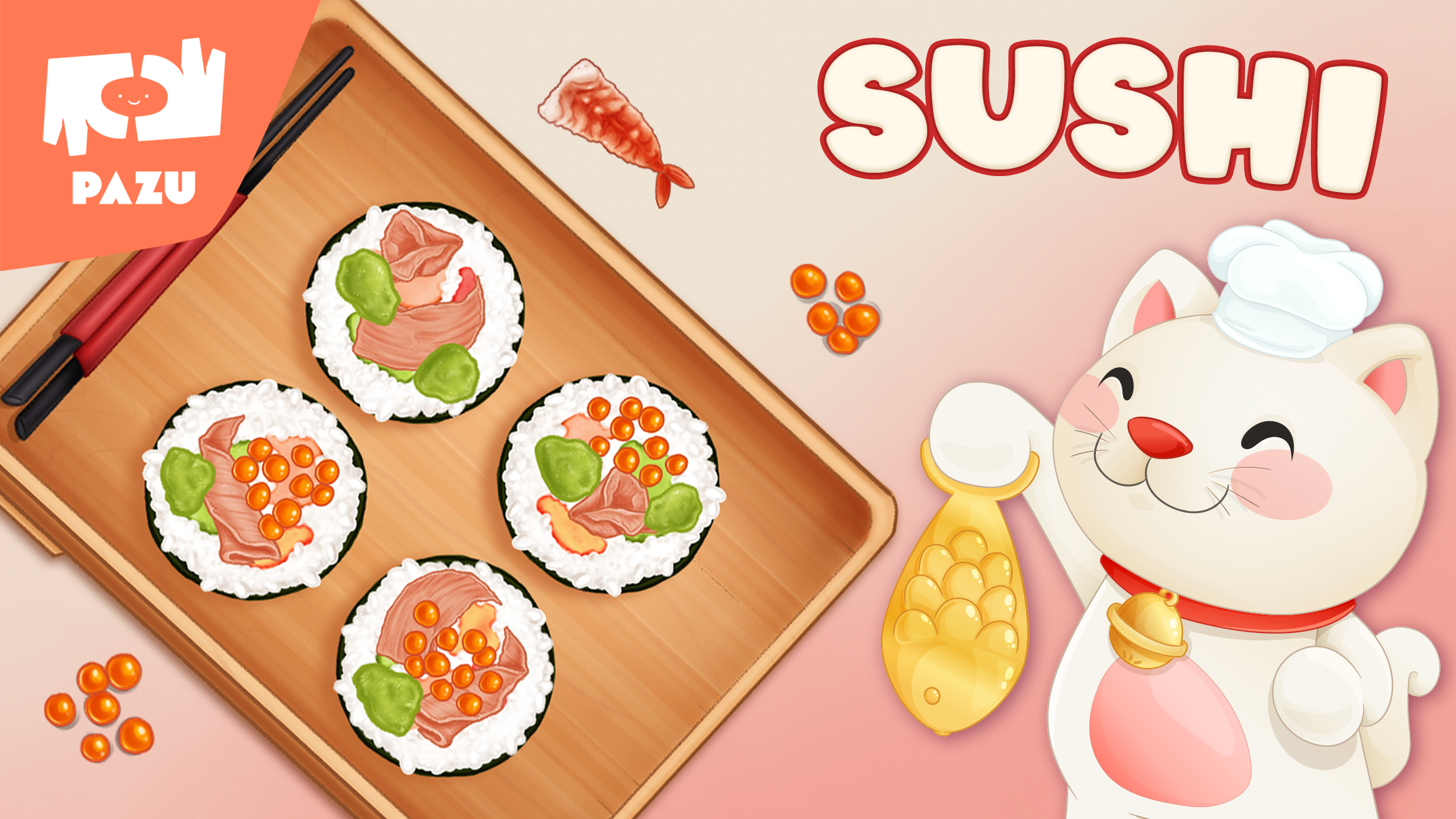 اسکرین شات 5 بازی Sushi Maker Kids Cooking Games