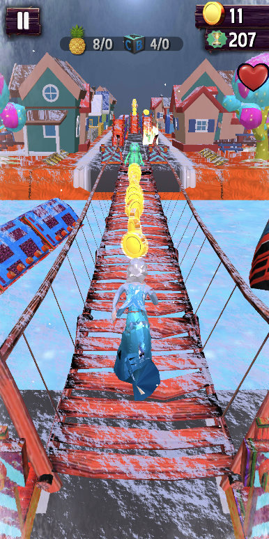 اسکرین شات 3 بازی Princess Running game