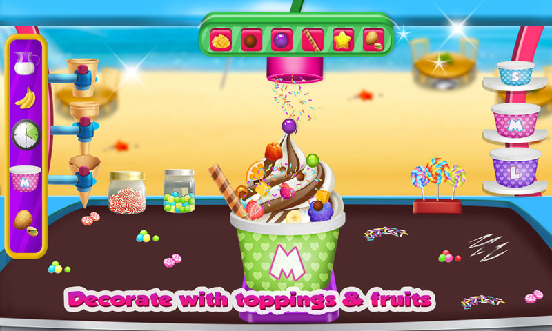 اسکرین شات 3 بازی My Beach Ice Cream Shop Game