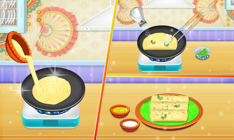 اسکرین شات 3 بازی Indian Food Chef Cooking Games