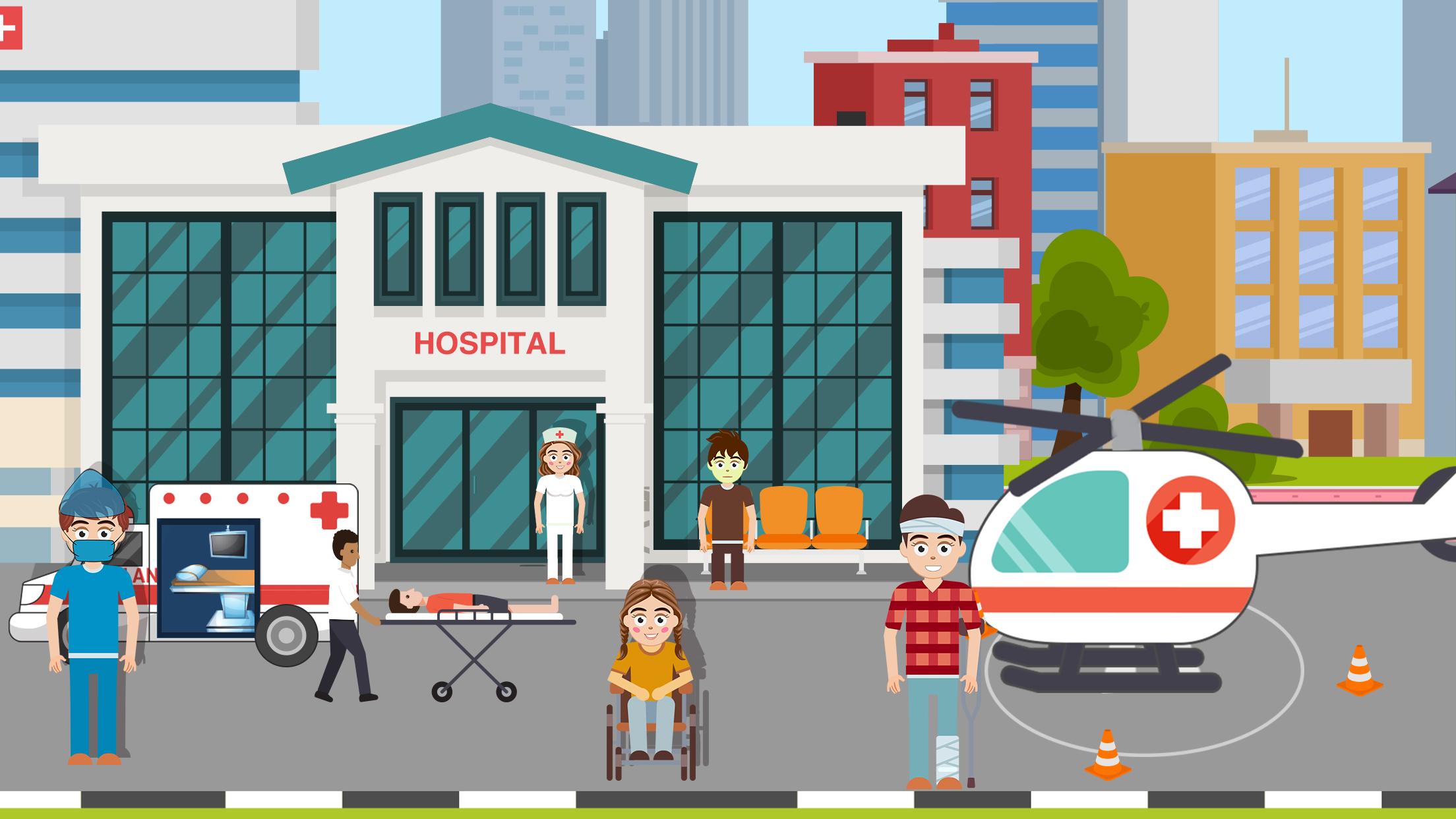 اسکرین شات 6 بازی My City Hospital Doctor Life
