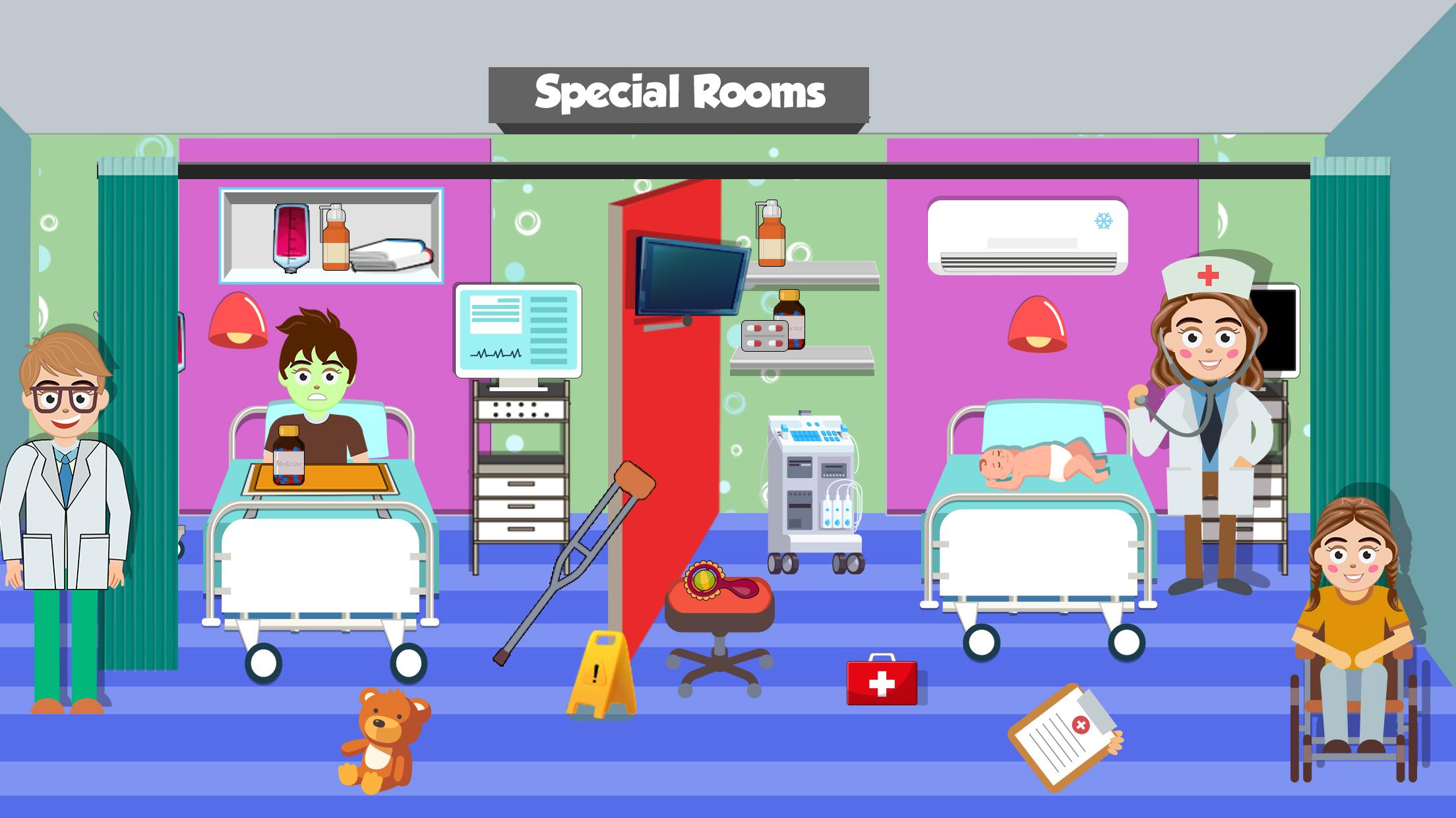 اسکرین شات 4 بازی My City Hospital Doctor Life