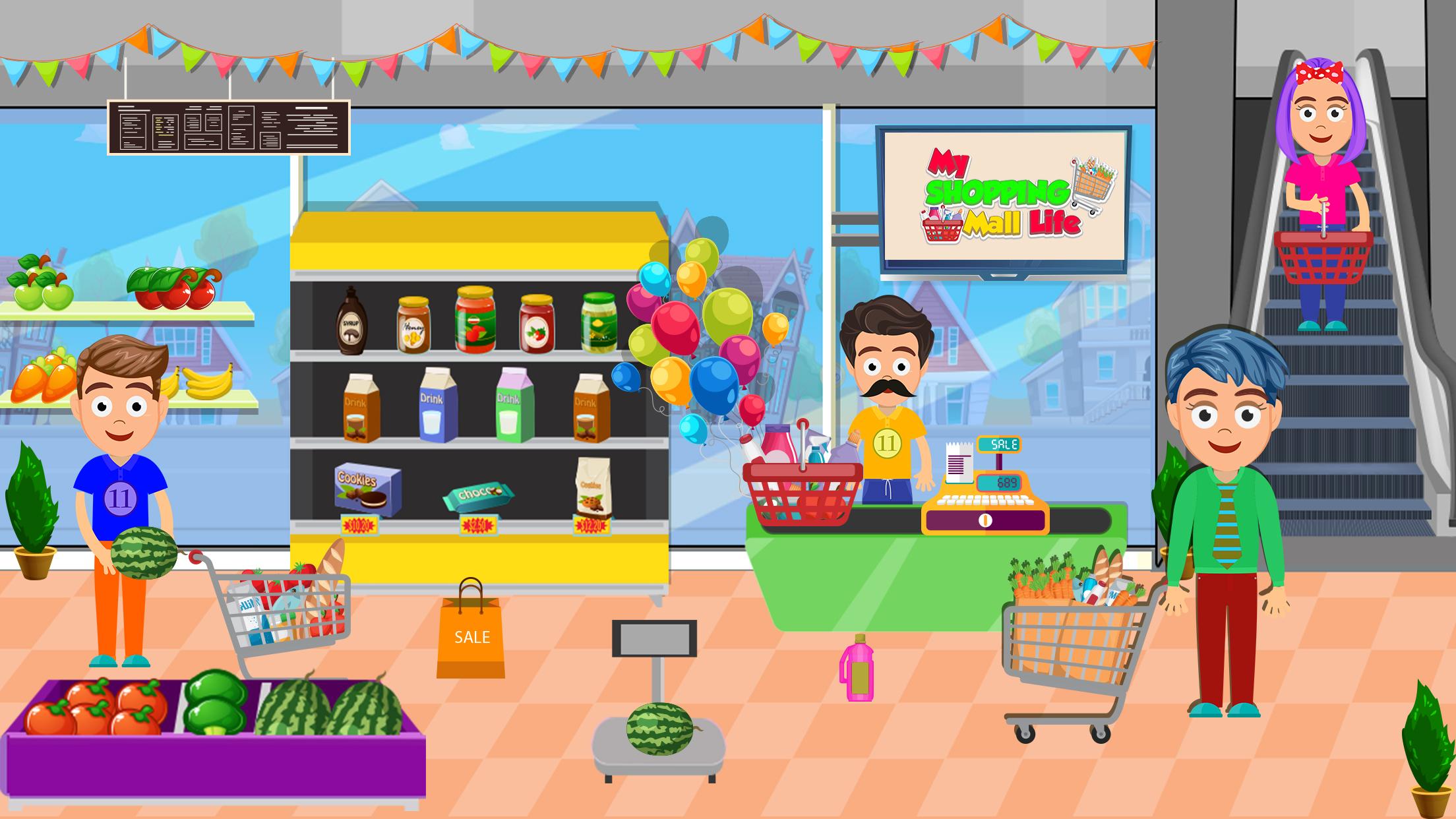 اسکرین شات 2 بازی Pretend Play My Shopping Mall