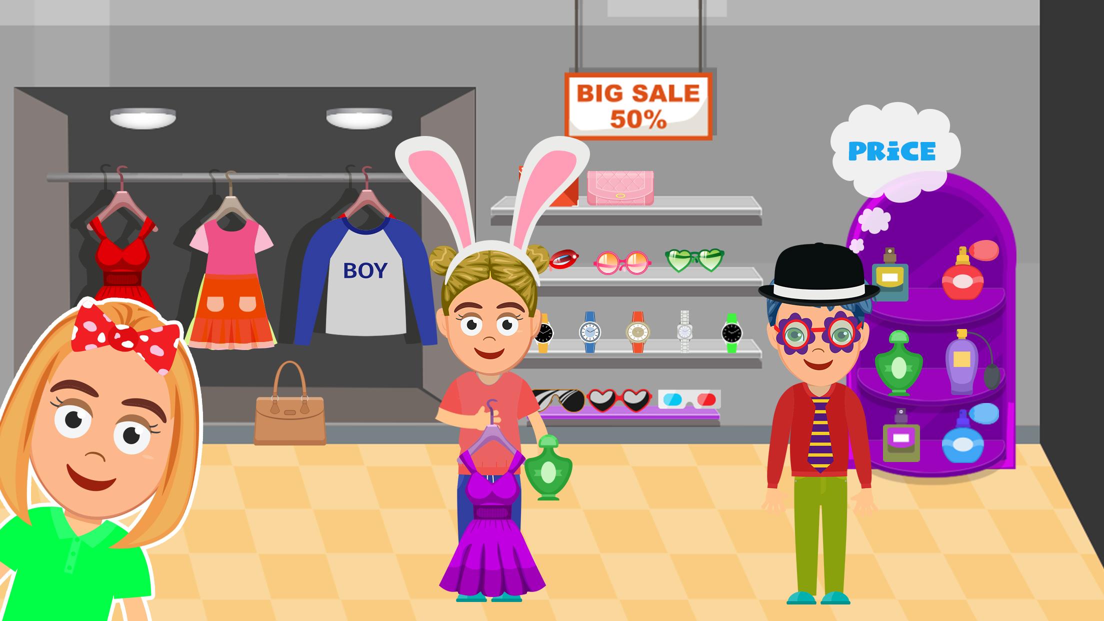 اسکرین شات 3 بازی Pretend Play My Shopping Mall