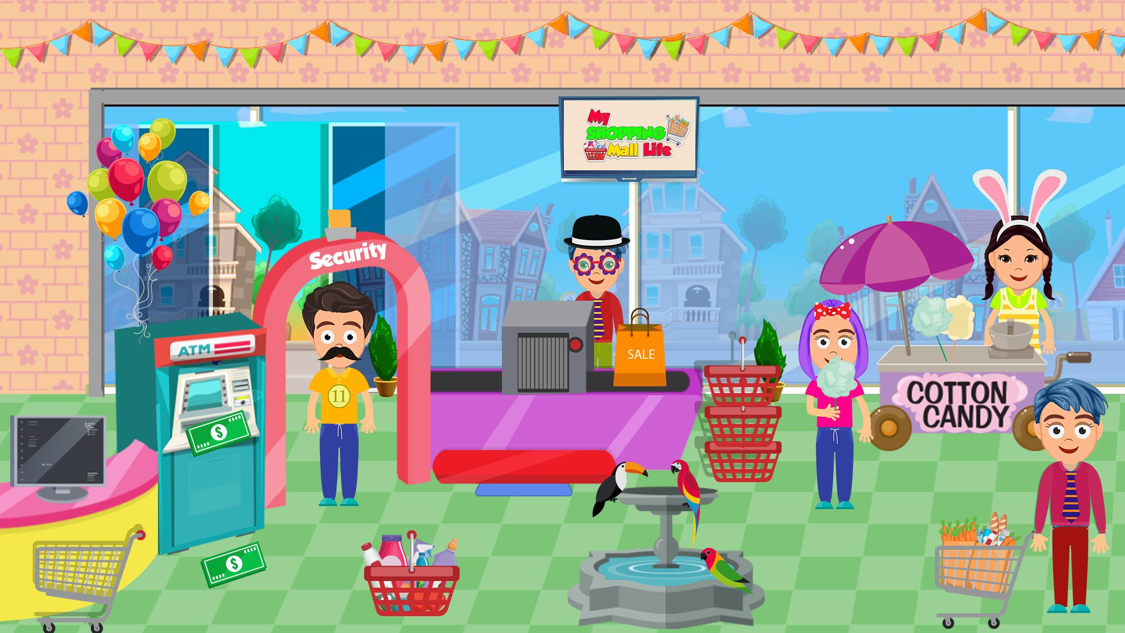اسکرین شات 1 بازی Pretend Play My Shopping Mall