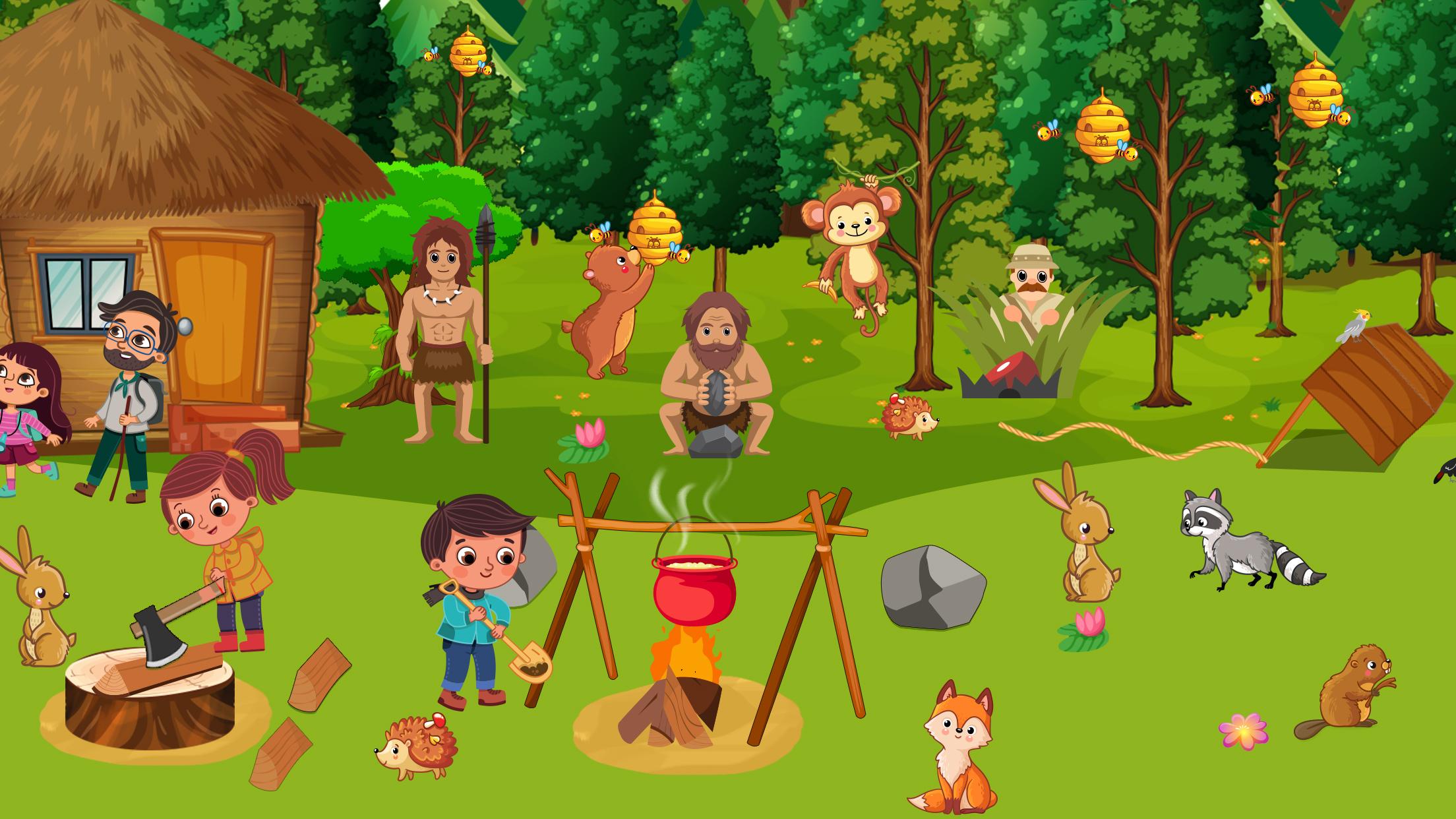 اسکرین شات 5 بازی Pretend Play Forest Life