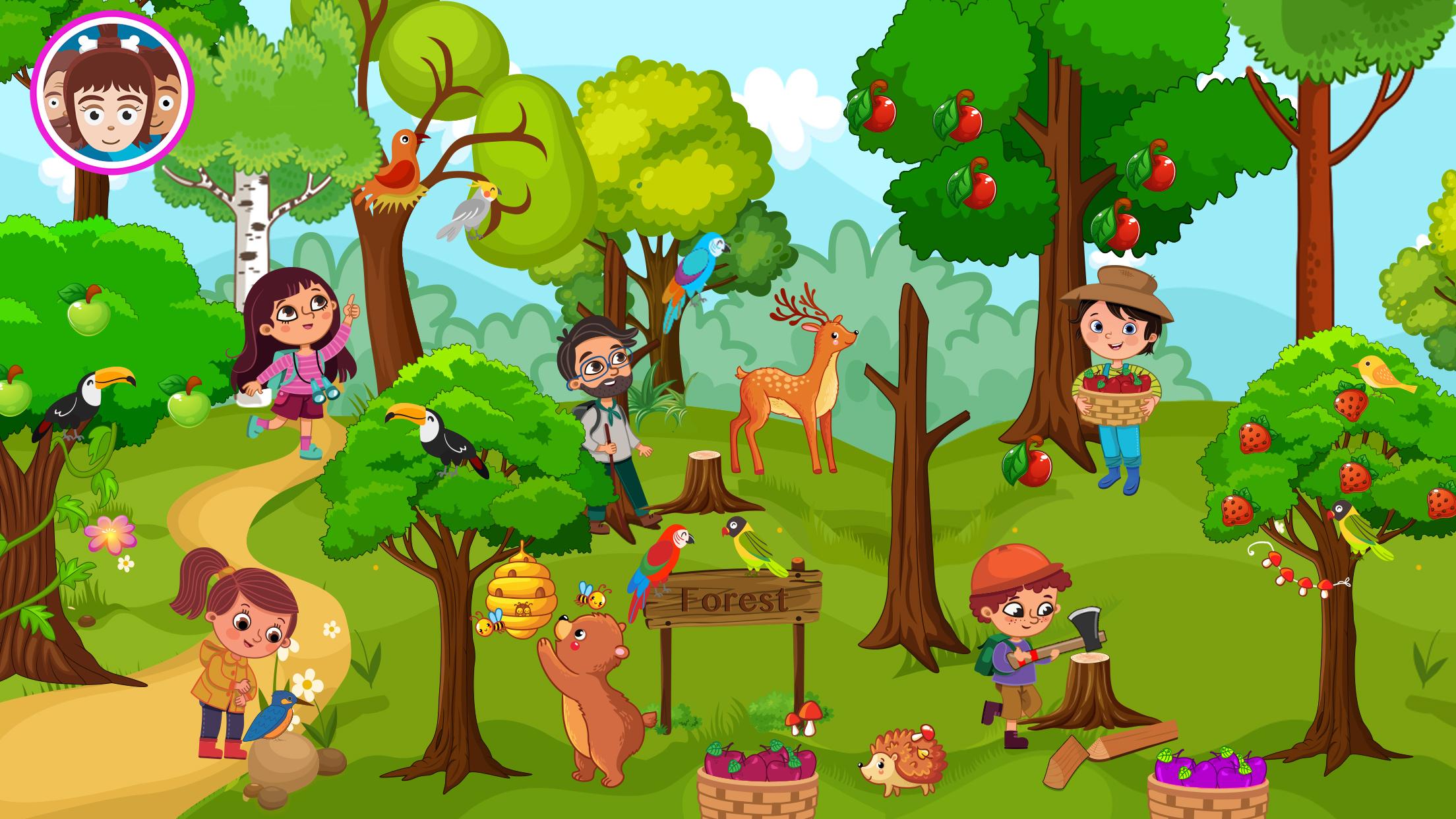 اسکرین شات 4 بازی Pretend Play Forest Life