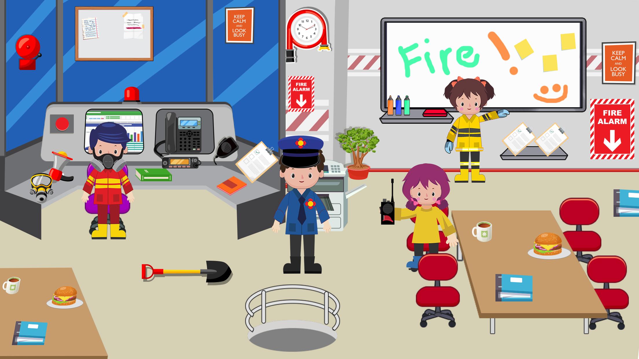 اسکرین شات 5 بازی Pretend Play Fire Station