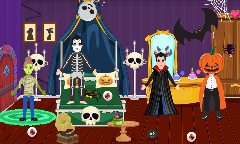 اسکرین شات 3 بازی Pretend Play Halloween Party