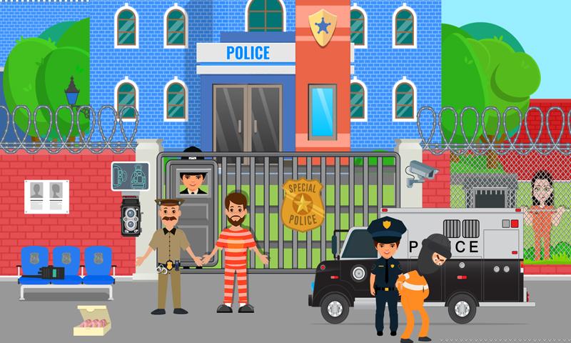 اسکرین شات 1 بازی Pretend Play Police Officer