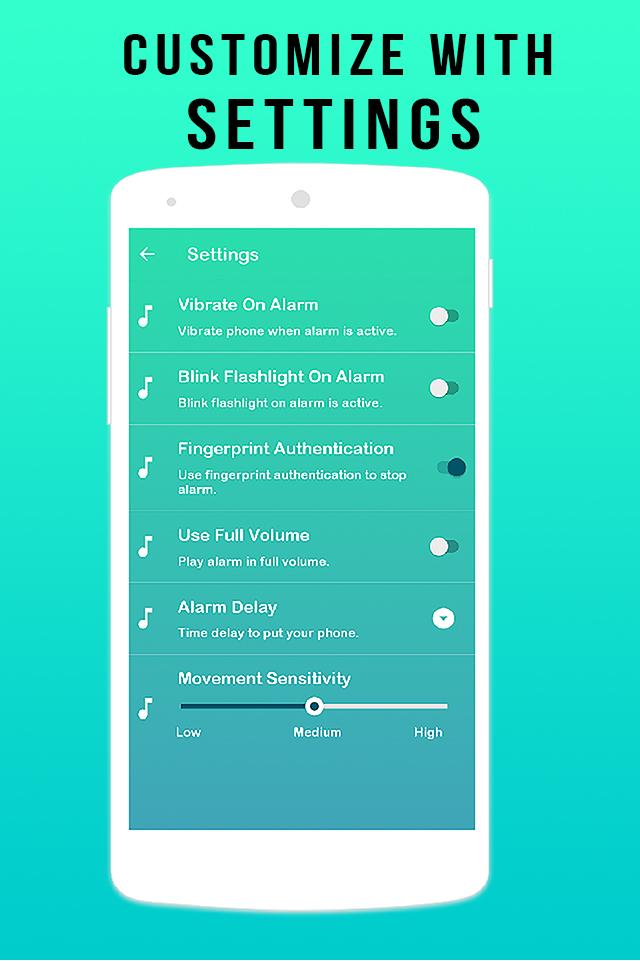 اسکرین شات 7 برنامه Don't touch my mobile