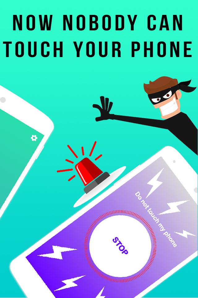 اسکرین شات 3 برنامه Don't touch my mobile