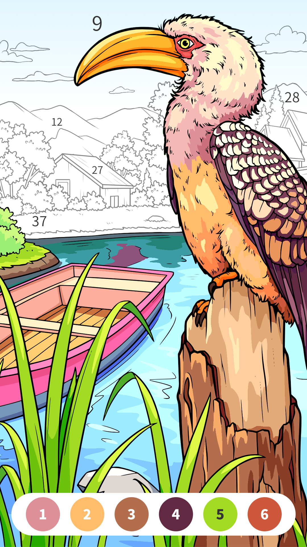 اسکرین شات 4 بازی Art Color:Color by Number Game