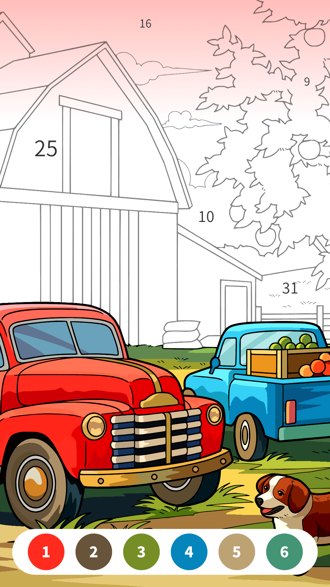 اسکرین شات 5 بازی Art Color:Color by Number Game