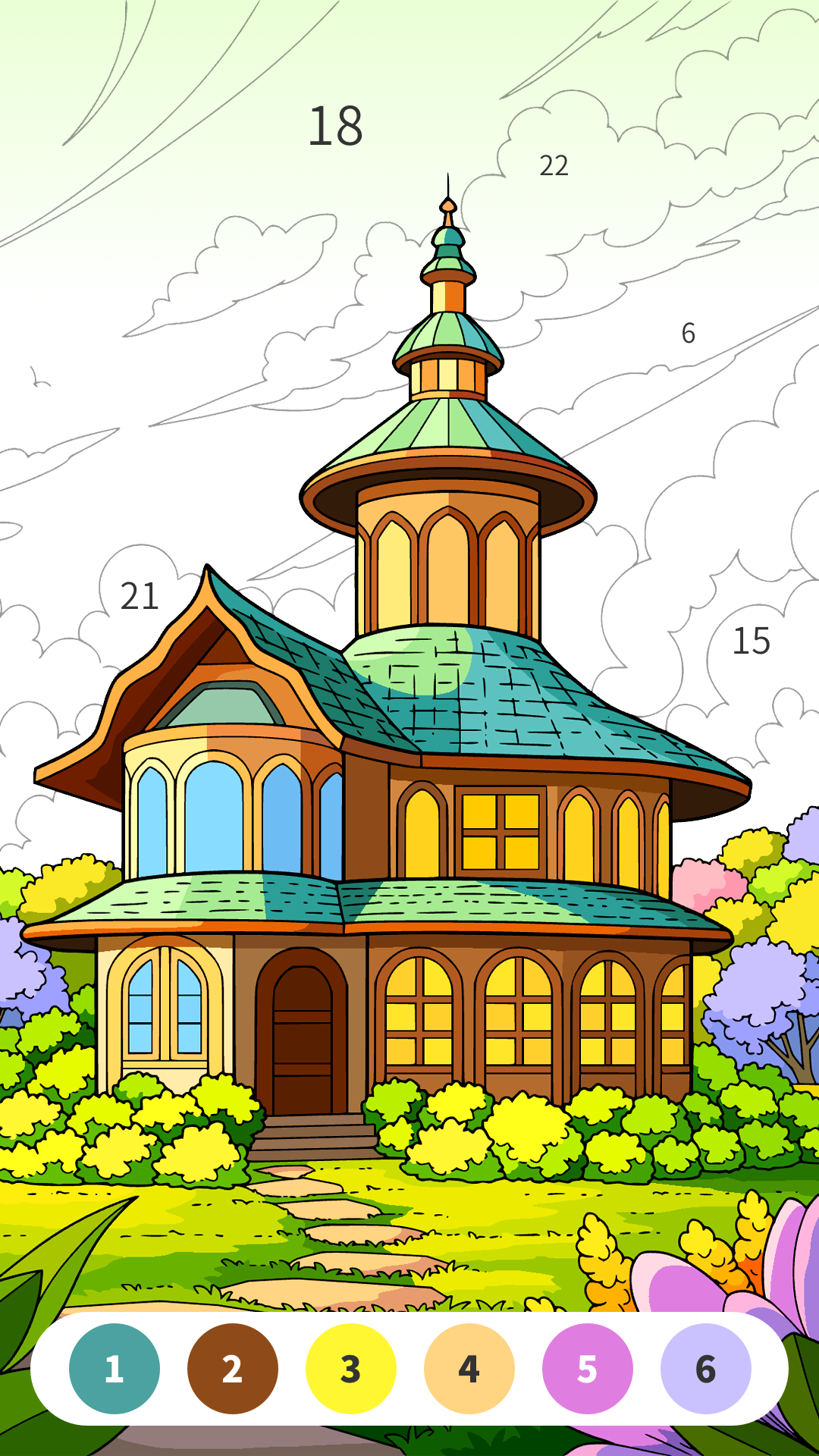 اسکرین شات 3 بازی Art Color:Color by Number Game