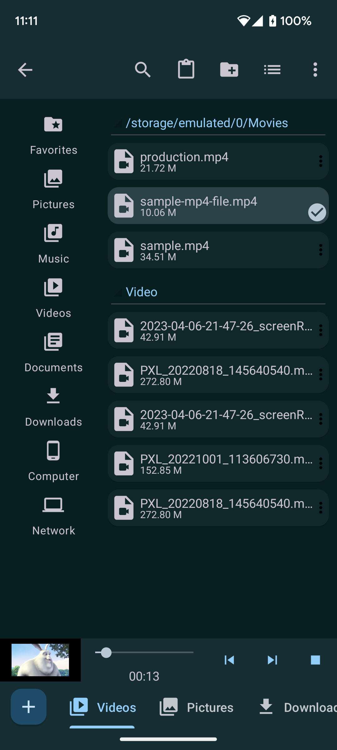 اسکرین شات برنامه Computer File Explorer 4