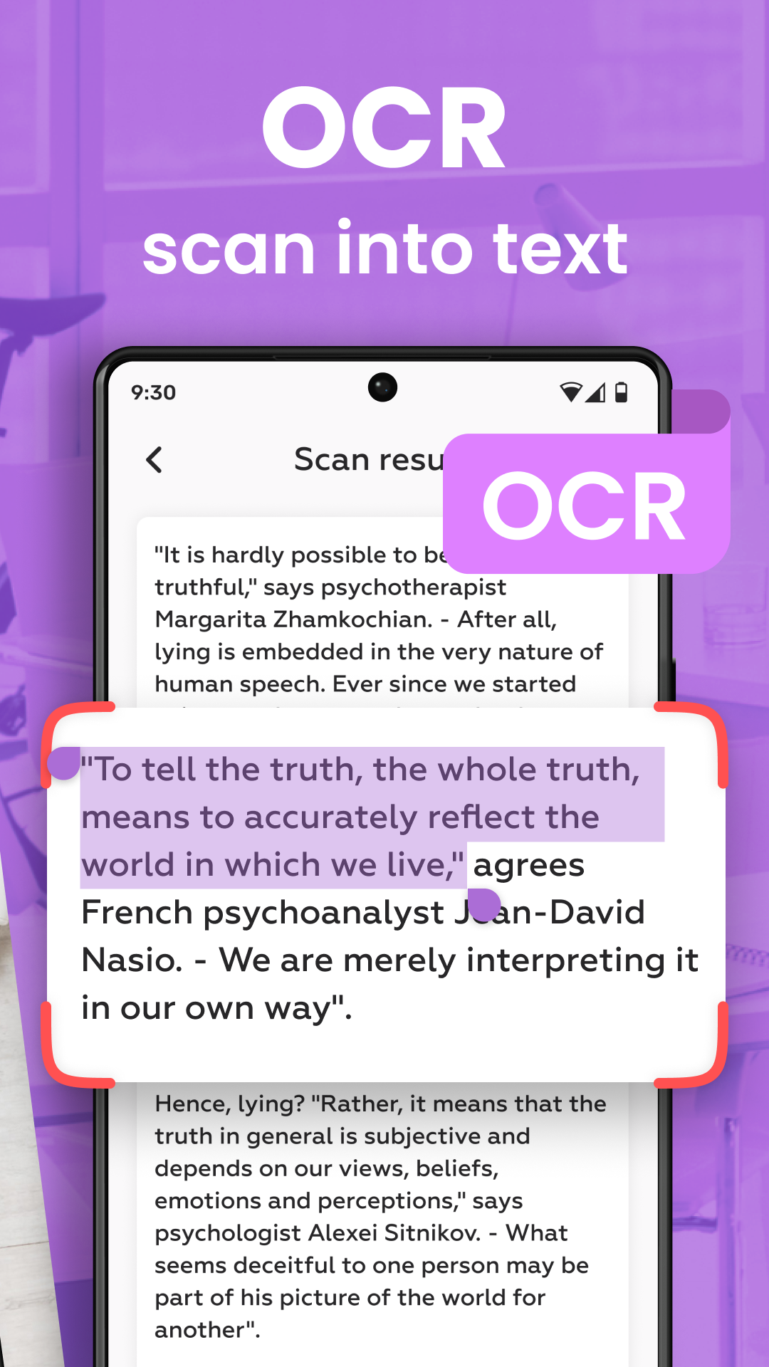 اسکرین شات 2 برنامه PDF Scanner App : Photo + Doc