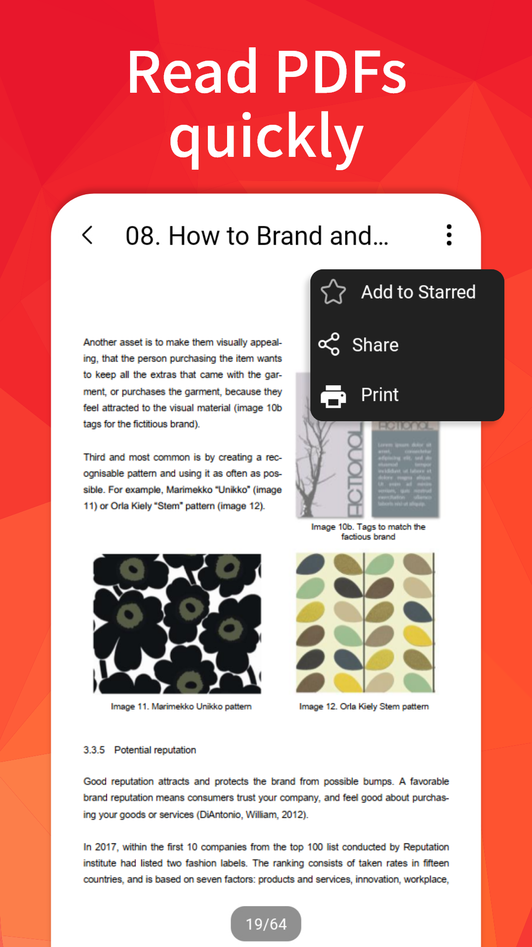 اسکرین شات 2 برنامه PDF Reader - Image To PDF
