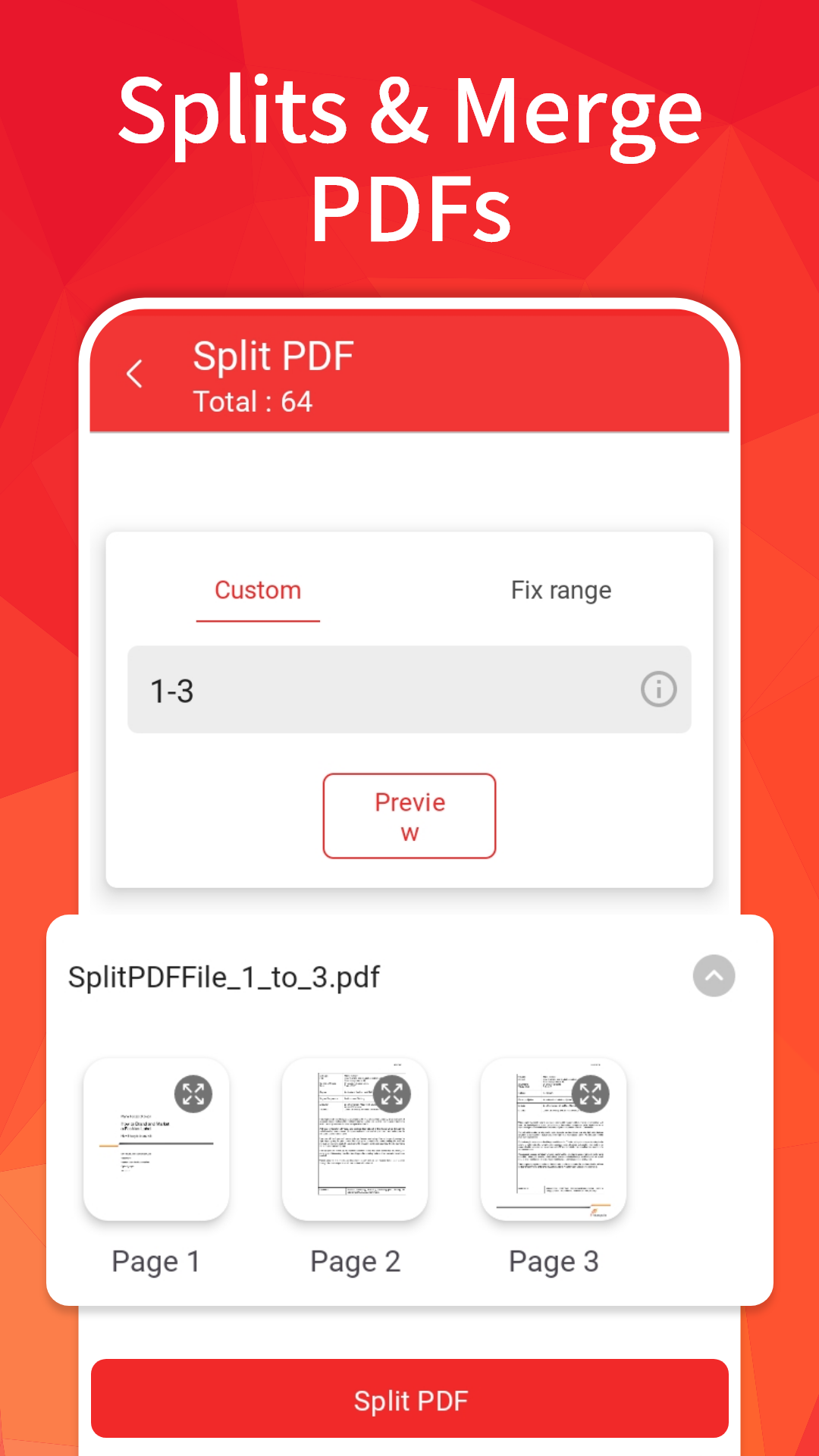 اسکرین شات 6 برنامه PDF Reader - Image To PDF