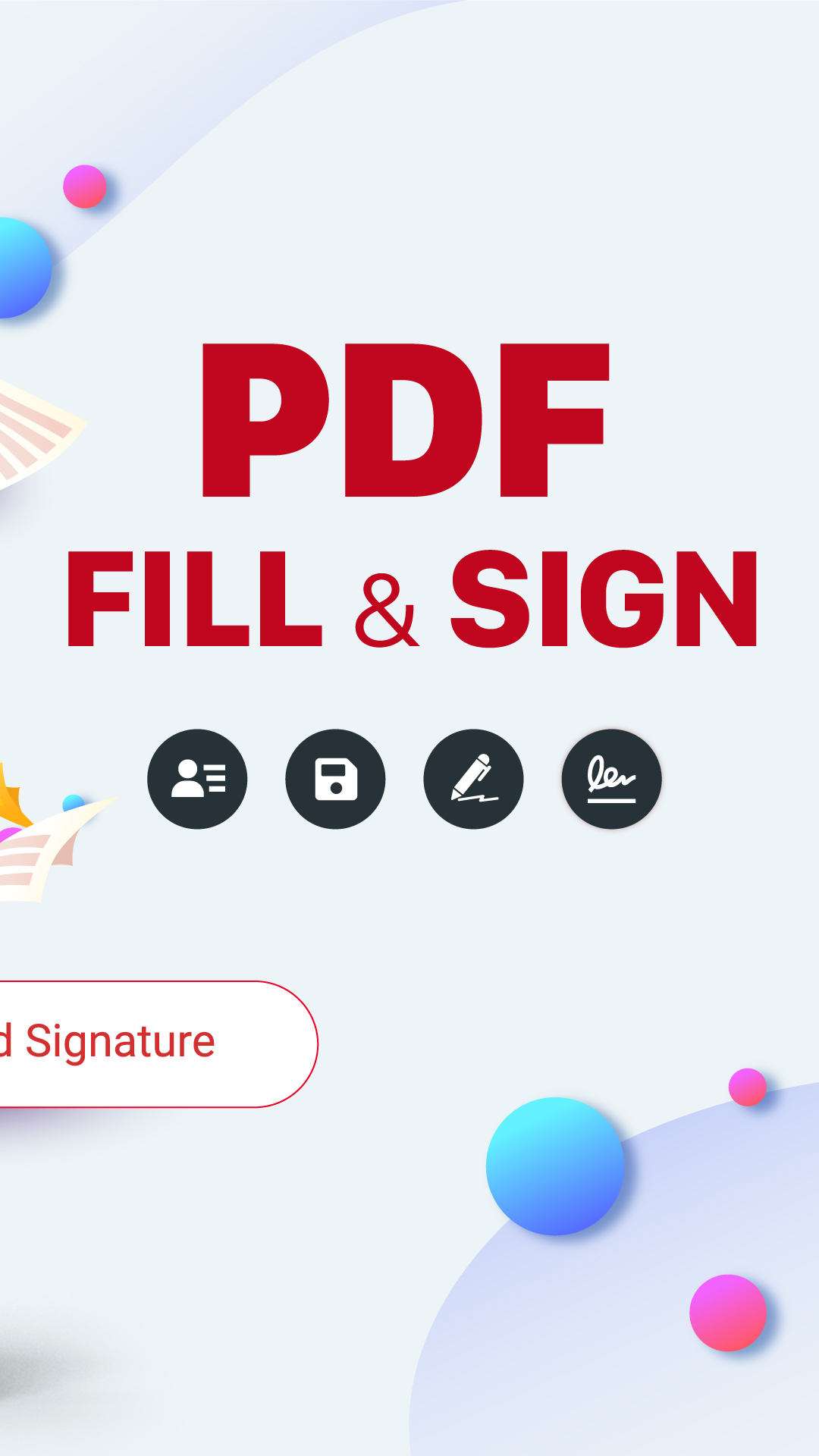 اسکرین شات 2 برنامه PDF Editor: PDF Fill & Sign