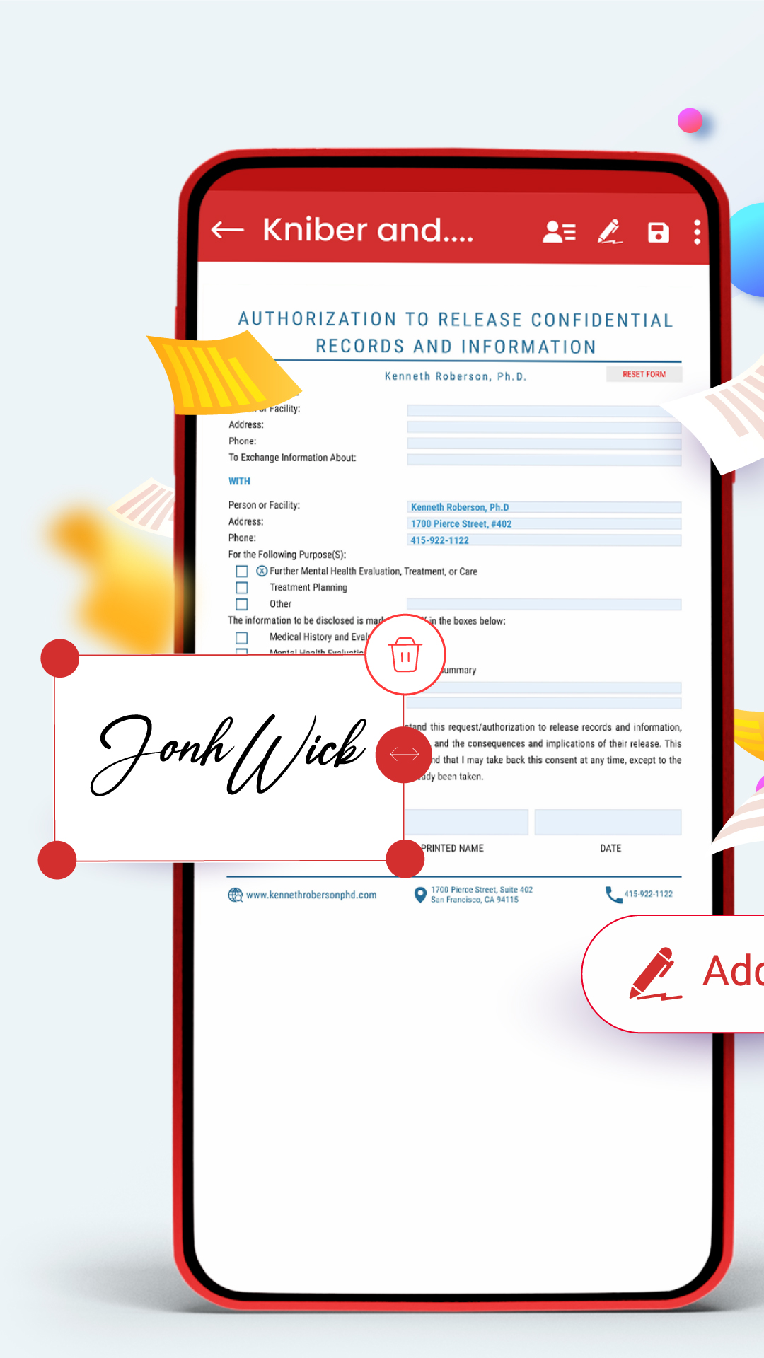 اسکرین شات 1 برنامه PDF Editor: PDF Fill & Sign