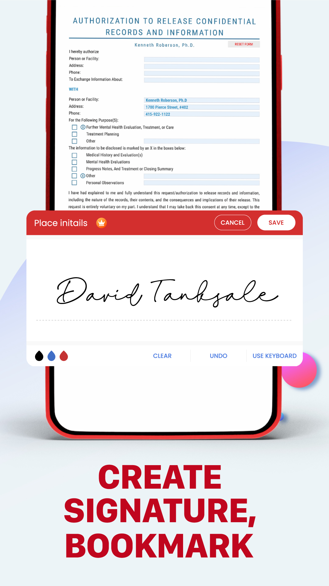 اسکرین شات 4 برنامه PDF Editor: PDF Fill & Sign