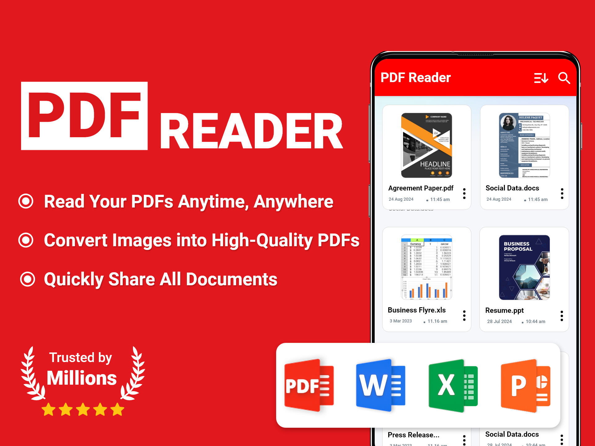 اسکرین شات 1 برنامه PDF Reader - PDF Viewer