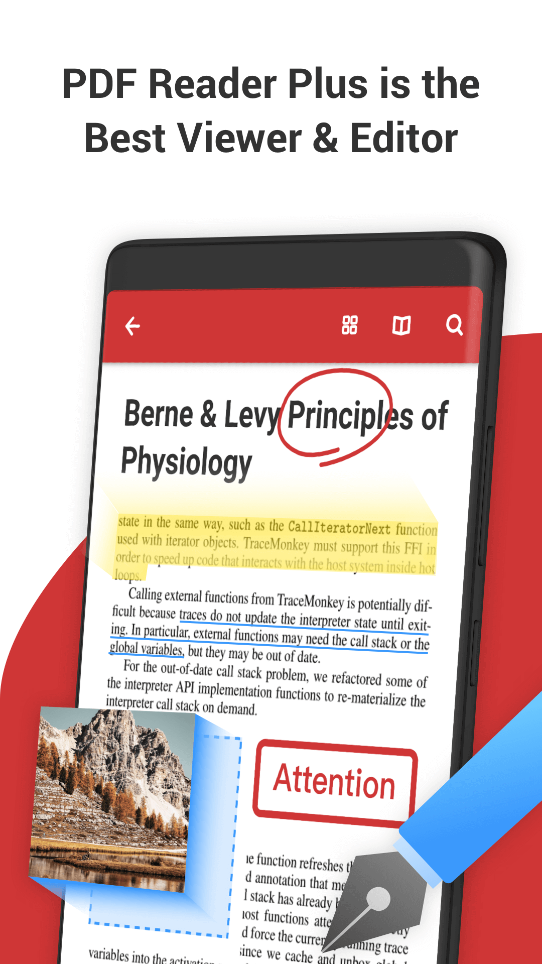 اسکرین شات 1 برنامه PDF Reader Plus-Viewer&Editor