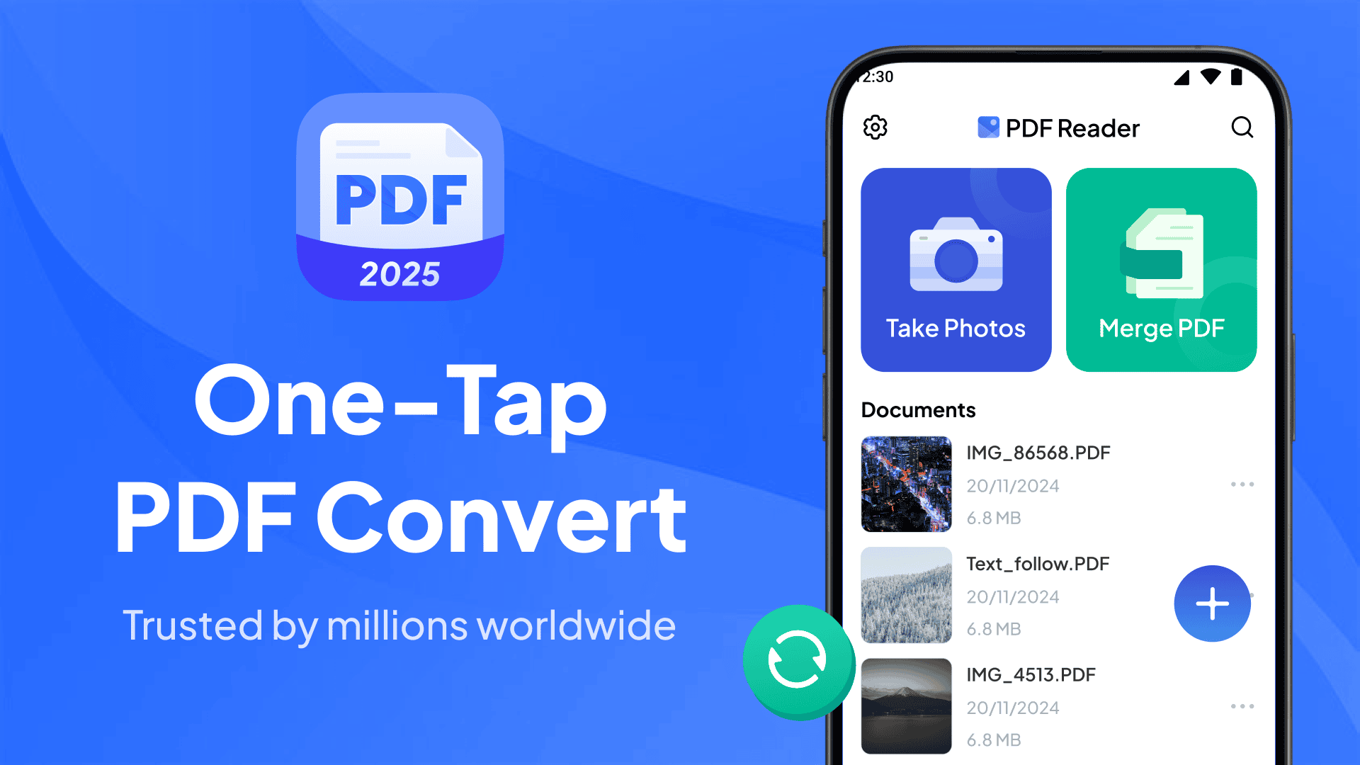 اسکرین شات 1 برنامه Photo to PDF - PDF Reader