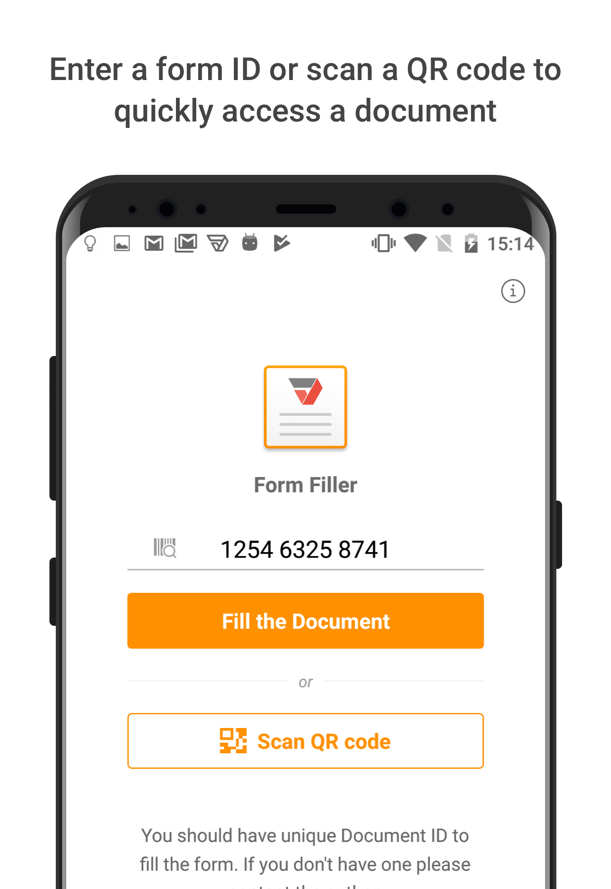اسکرین شات 1 برنامه Form Filler: Create & Sign PDF