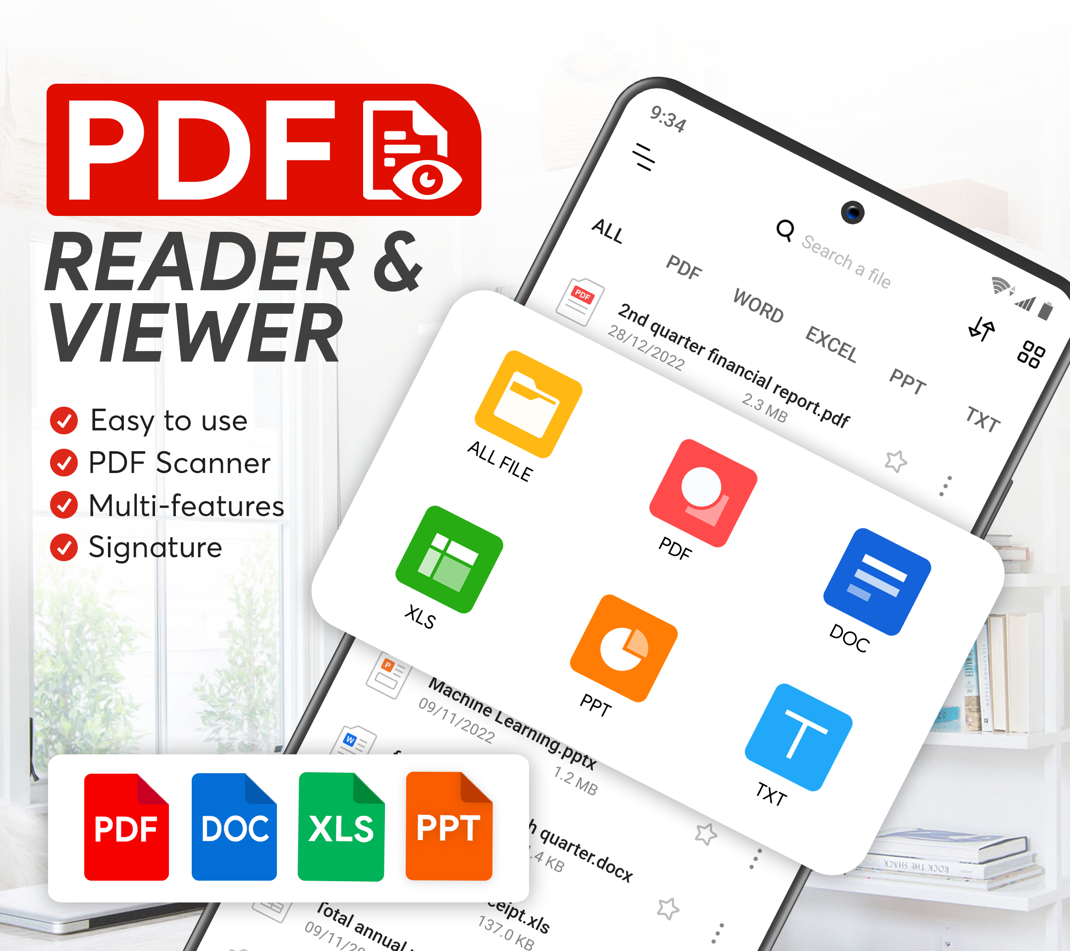 اسکرین شات 1 برنامه PDF Reader - PDF Viewer